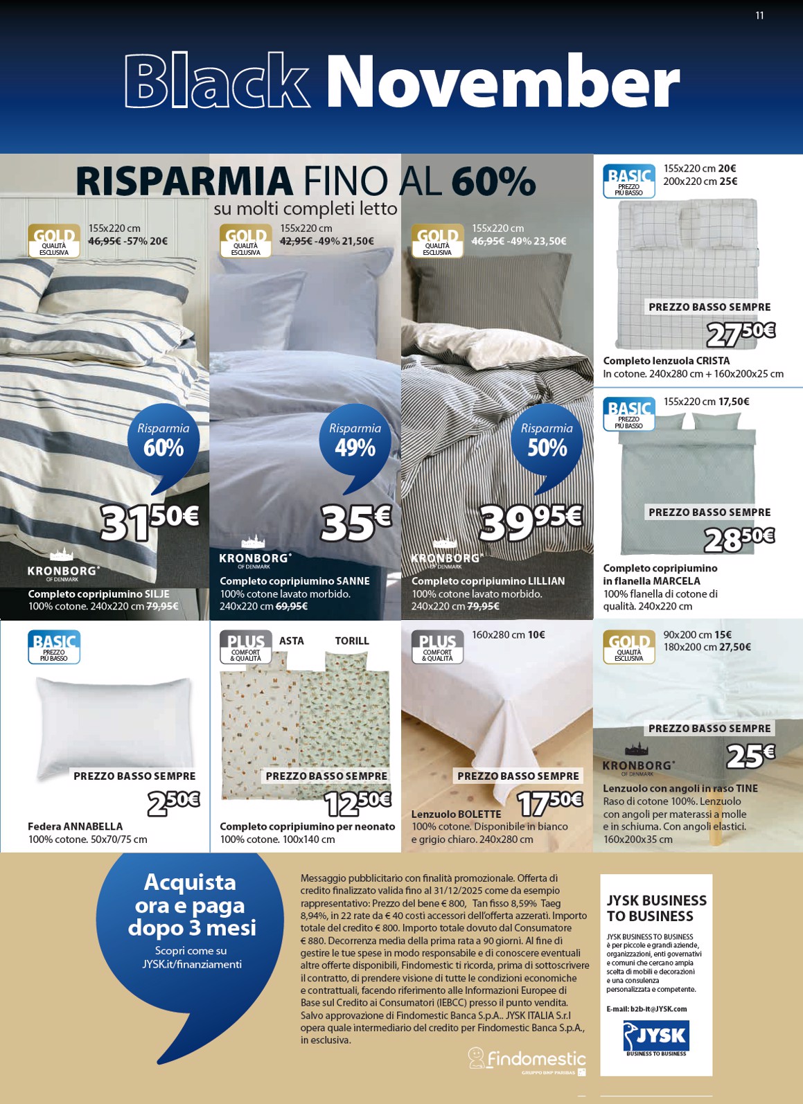 jysk - Volantino JYSK - Grandi offerte valido dal 06/11 al 30/11 - page: 11