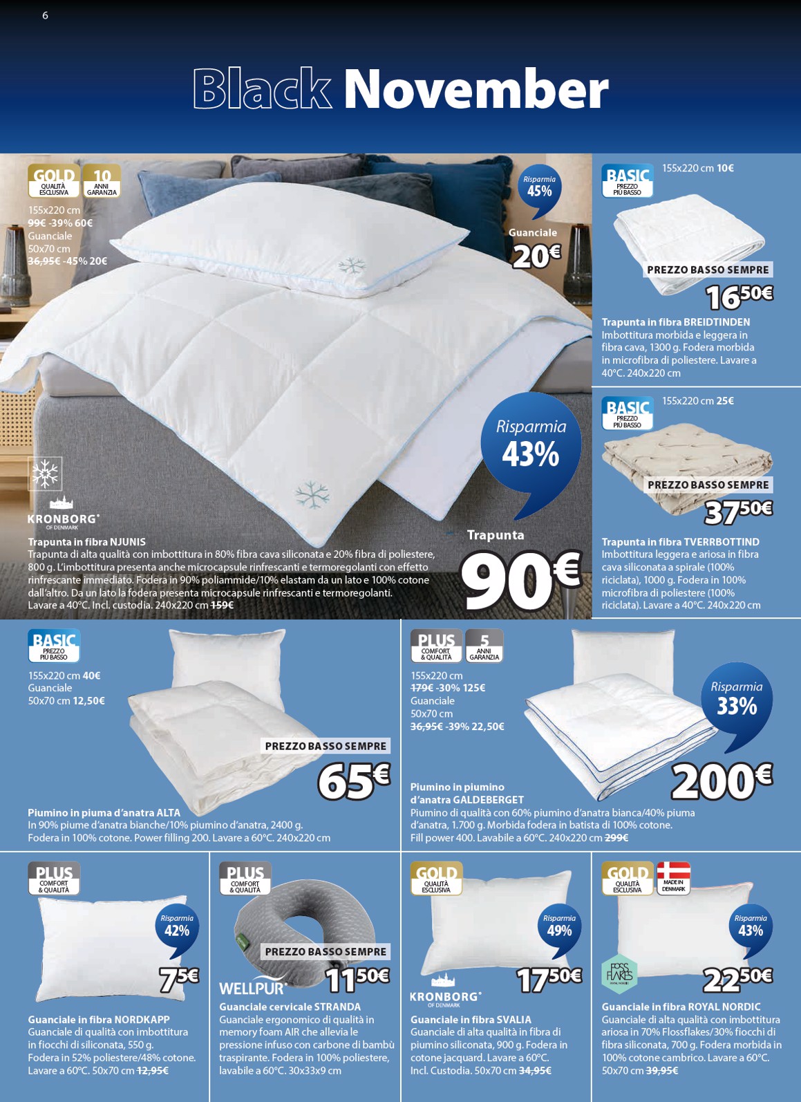 jysk - Volantino JYSK - Grandi offerte valido dal 13/11 al 30/11 - page: 6