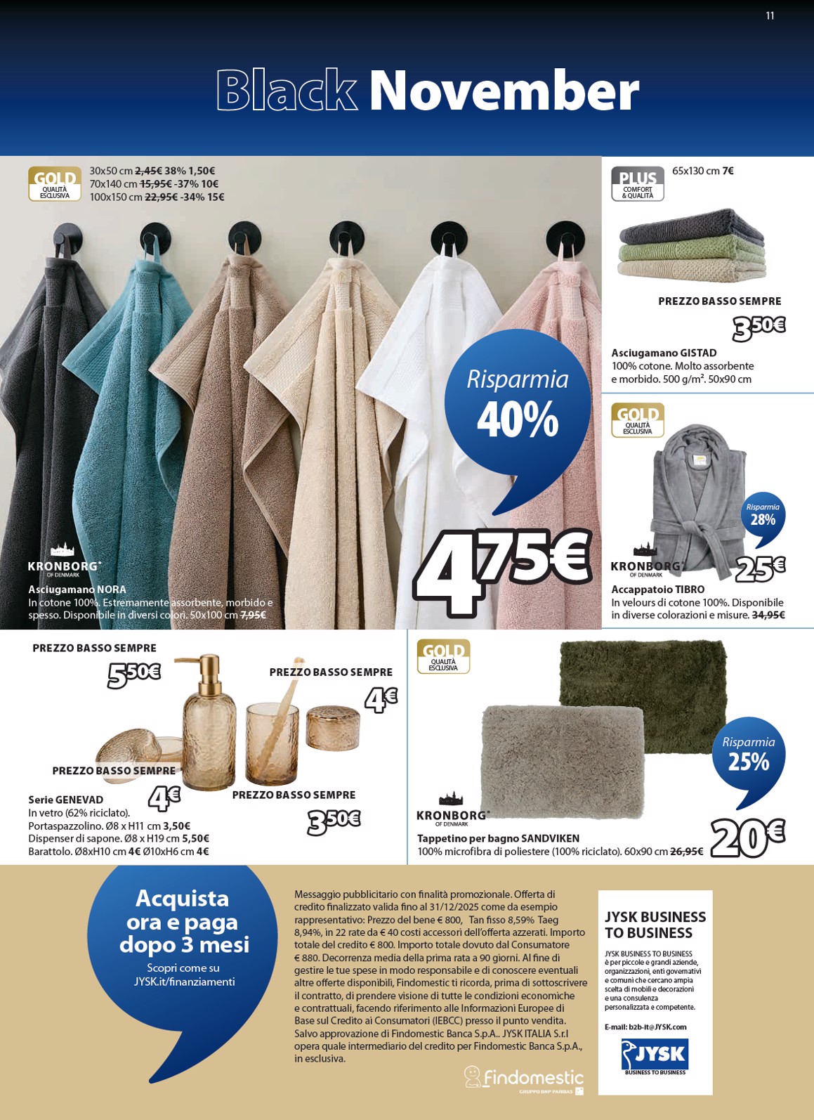 jysk - Volantino JYSK - Grandi offerte valido dal 13/11 al 30/11 - page: 11