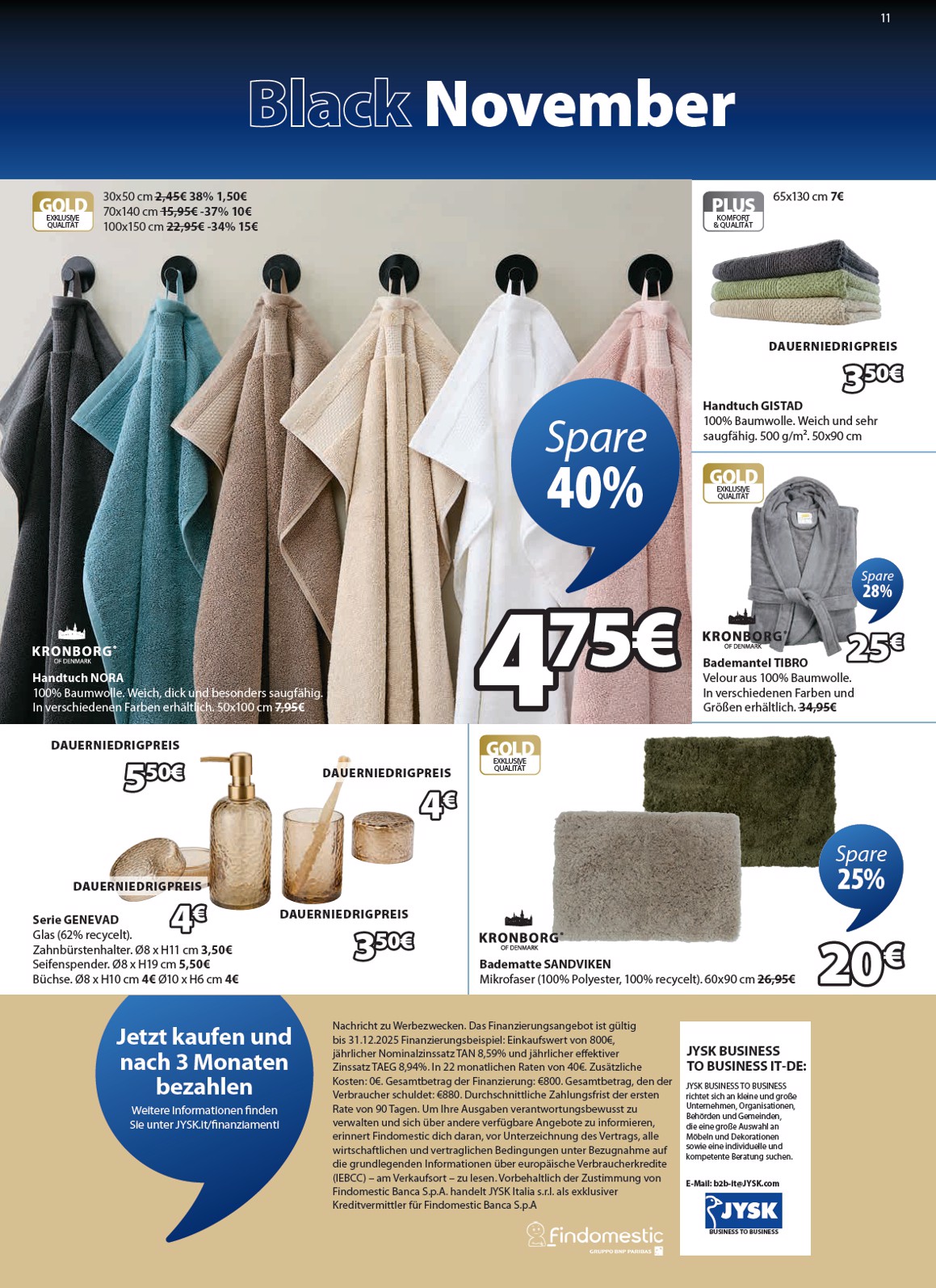 jysk - Volantino JYSK - Großartige Angebote valido dal 13/11 al 30/11 - page: 11