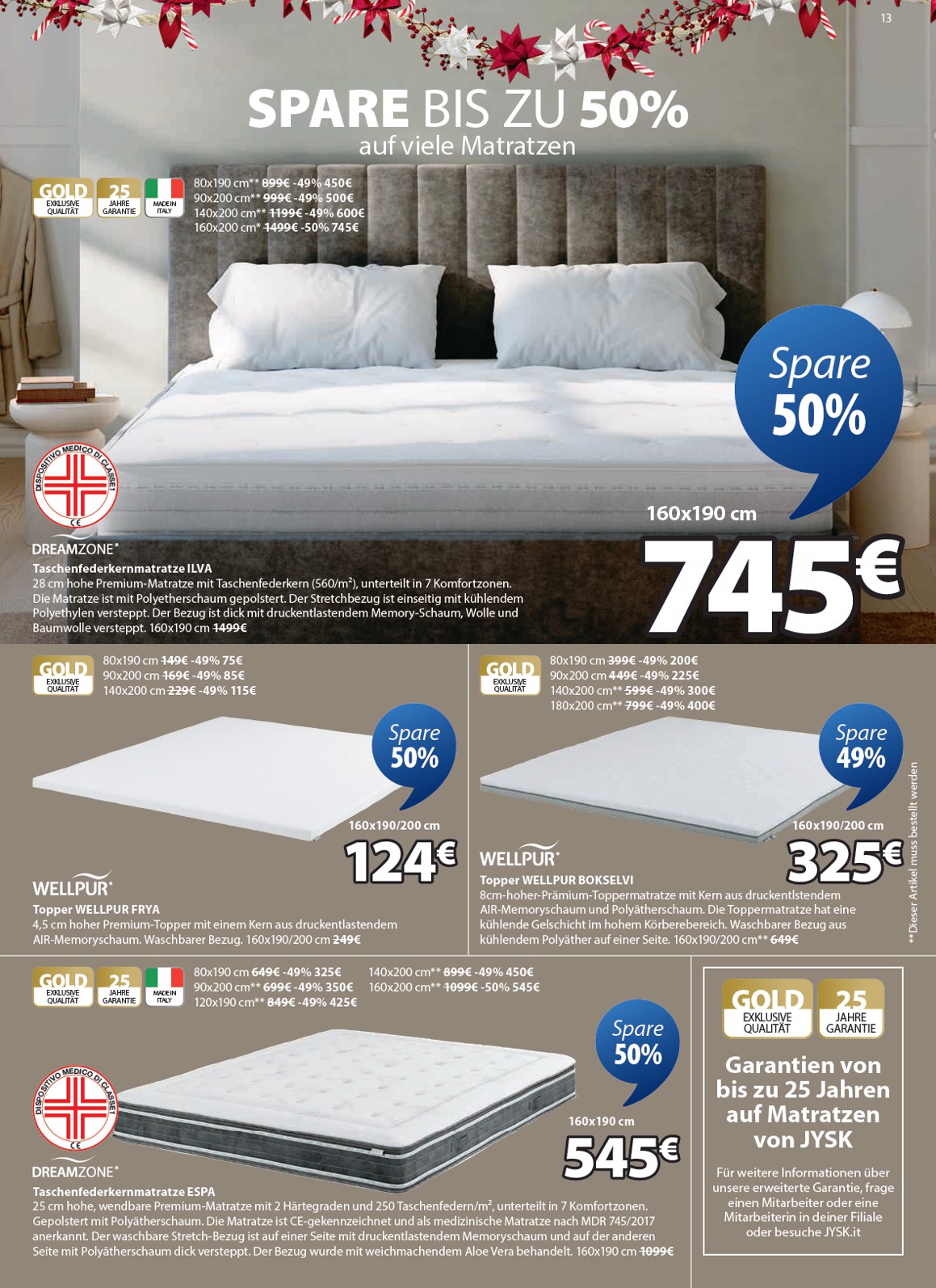 jysk - Volantino JYSK - Großartige Angebote valido dal 24/11 al 31/12 - page: 13
