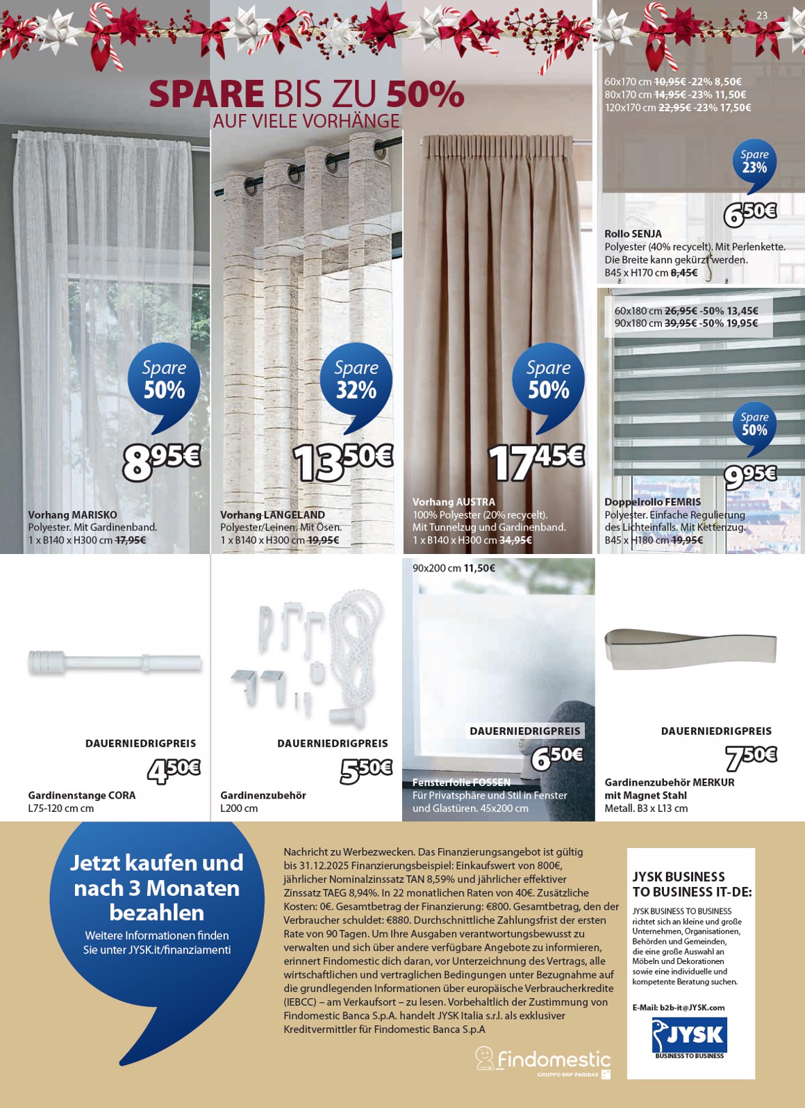 jysk - Volantino JYSK - Großartige Angebote valido dal 24/11 al 31/12 - page: 23