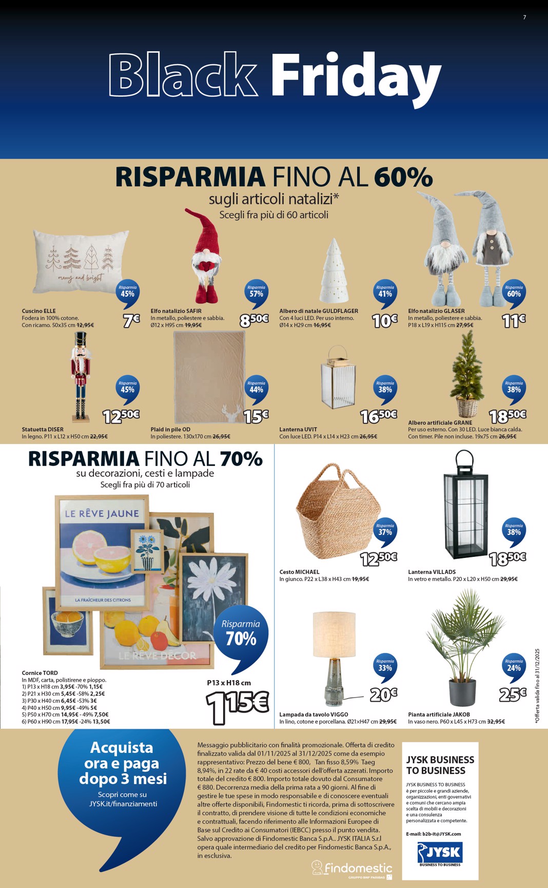 jysk - Volantino JYSK - Grandi offerte valido dal 27/11 al 30/11 - page: 7