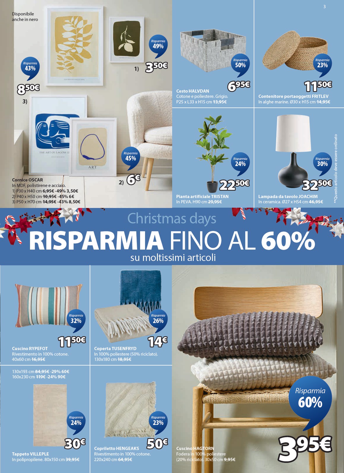 jysk - Volantino JYSK - Grandi offerte valido dal 24/11 al 31/12 - page: 3