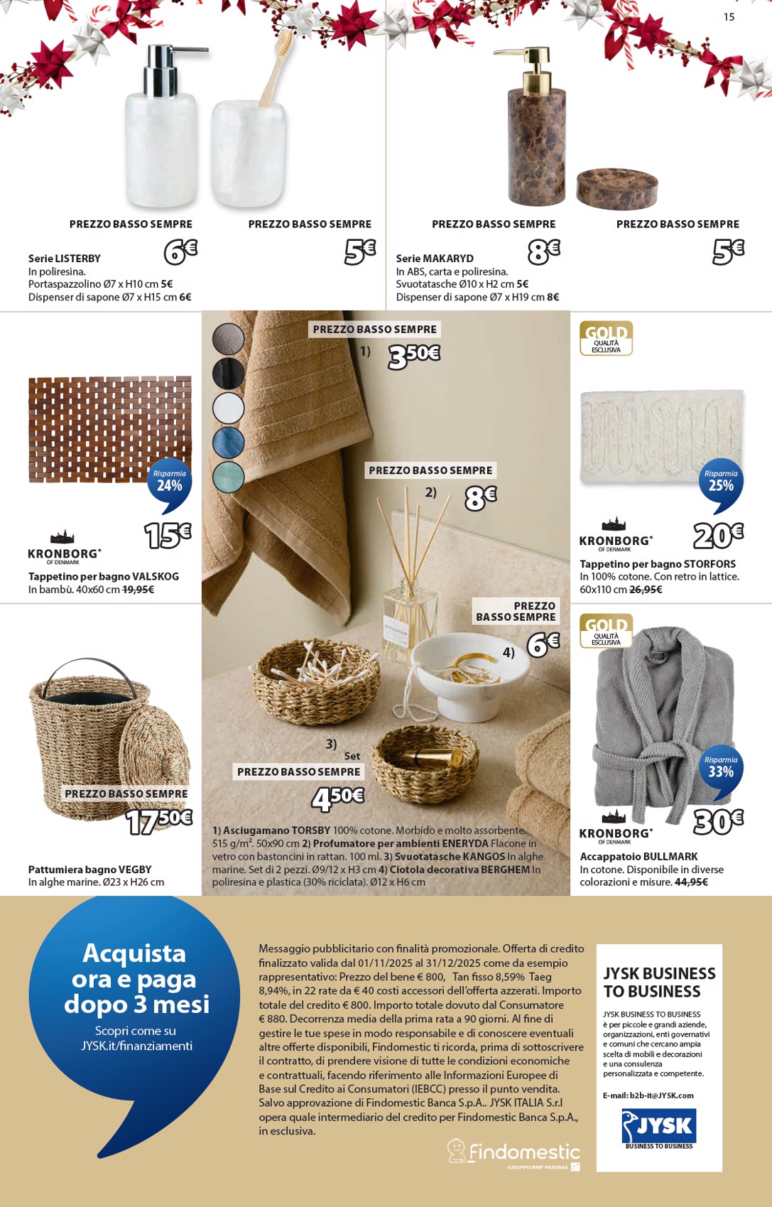 jysk - Volantino JYSK - Grandi offerte valido dal 11/12 al 31/12 - page: 15