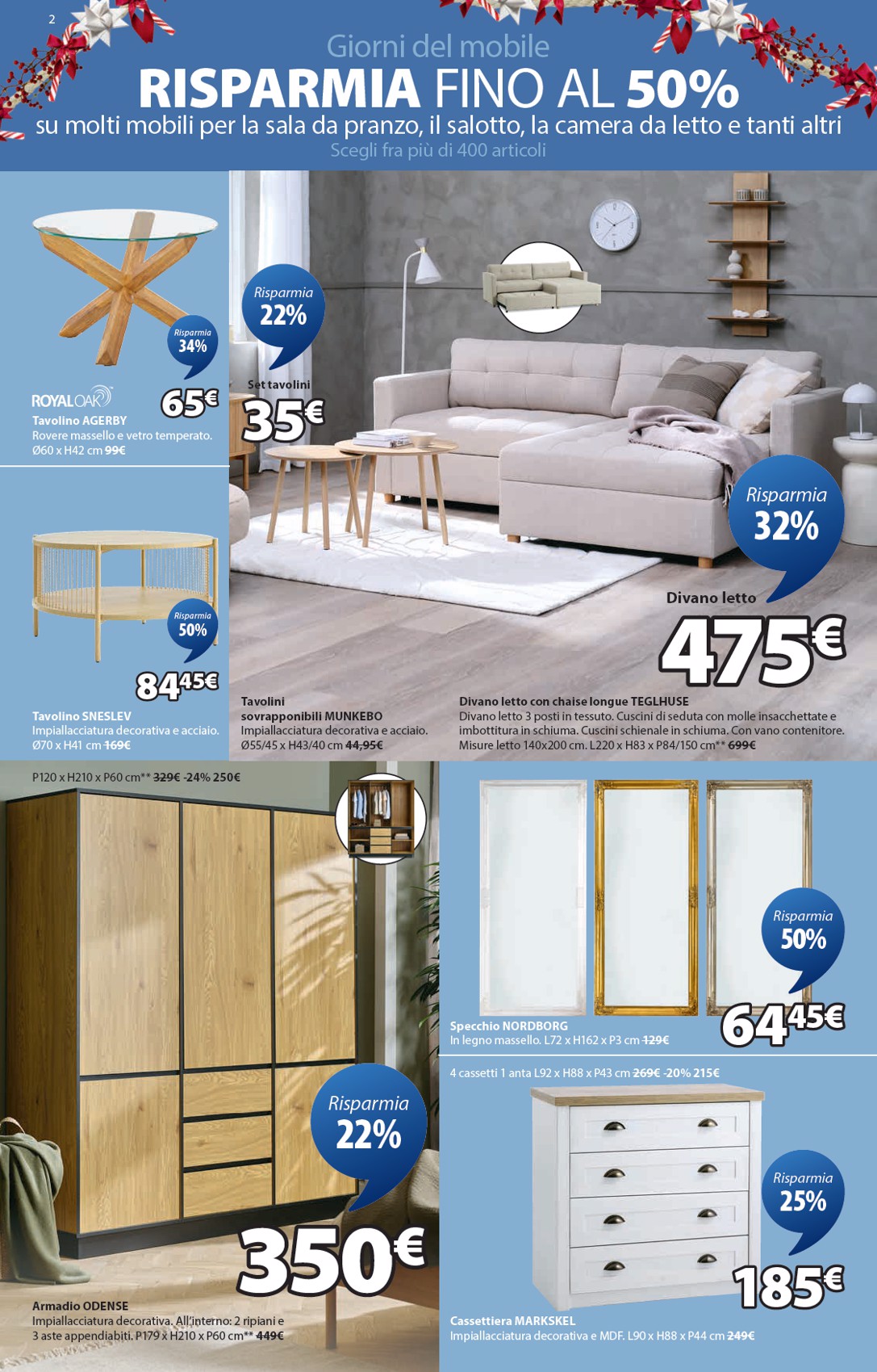 jysk - Volantino JYSK - Grandi offerte valido dal 11/12 al 31/12 - page: 2