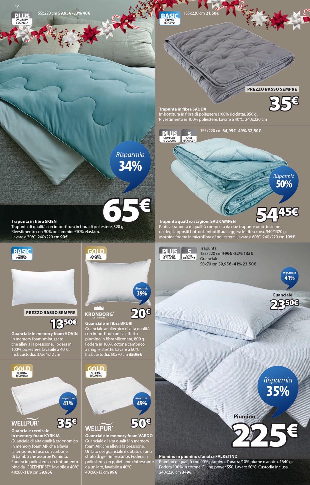 jysk - Volantino JYSK - Grandi offerte valido dal 11/12 al 31/12 - page: 10