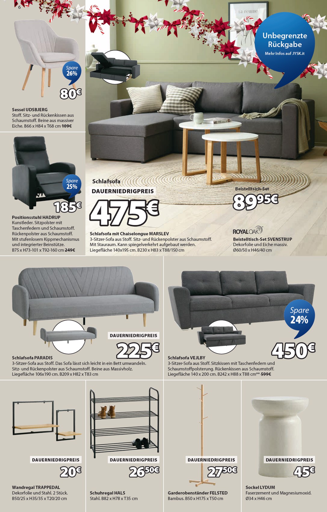 jysk - Volantino JYSK - Großartige Angebote valido dal 11/12 al 31/12 - page: 6