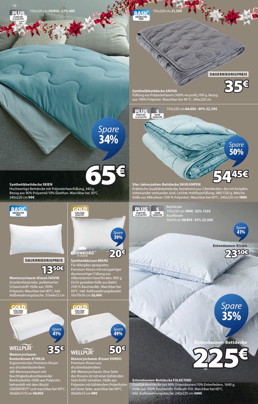 jysk - Volantino JYSK - Großartige Angebote valido dal 11/12 al 31/12 - page: 10