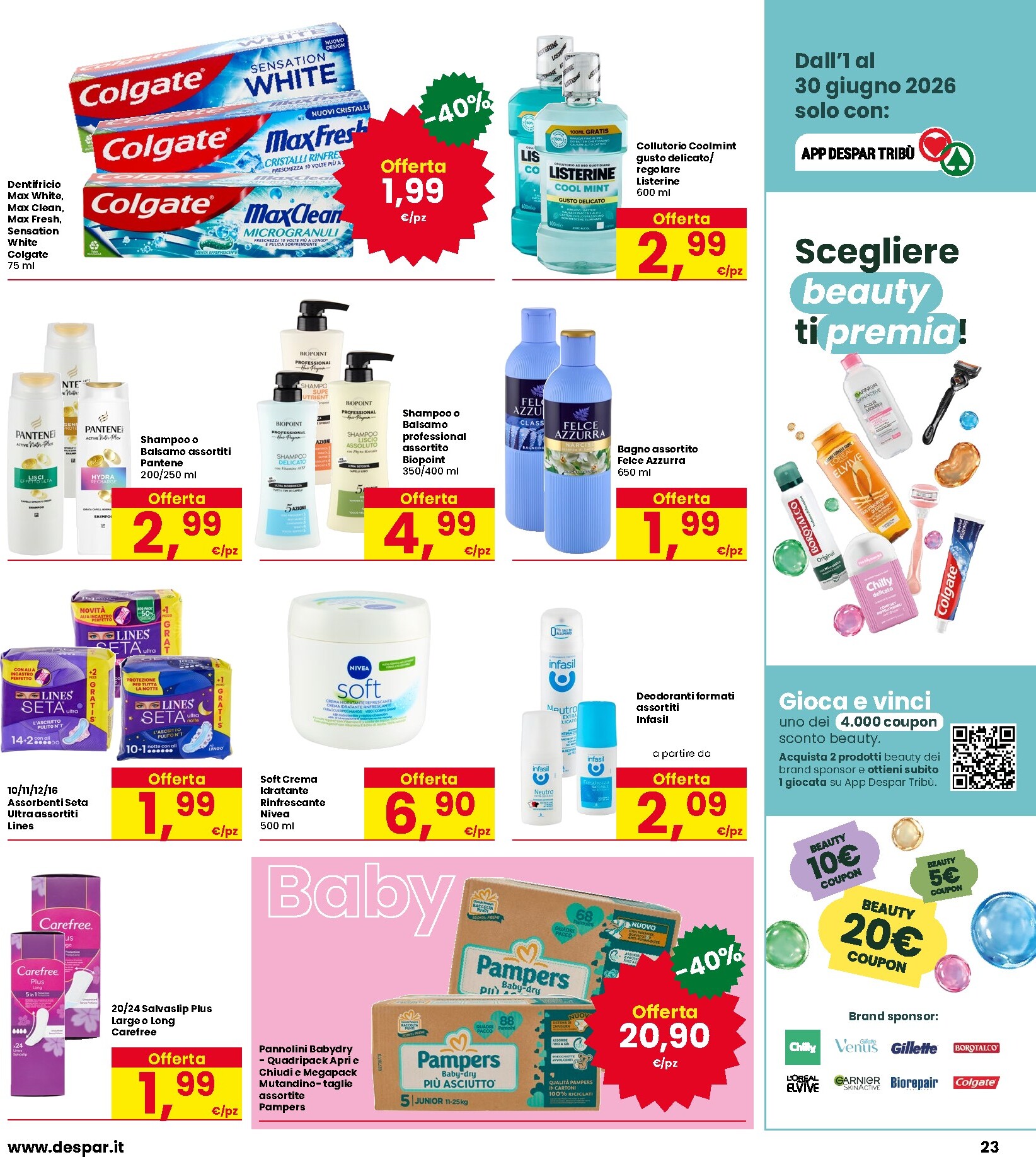 interspar - Volantino attuale di INTERSPAR valido dal giovedì 04/06/2026 al mercoledì 17/06/2026 - page: 23
