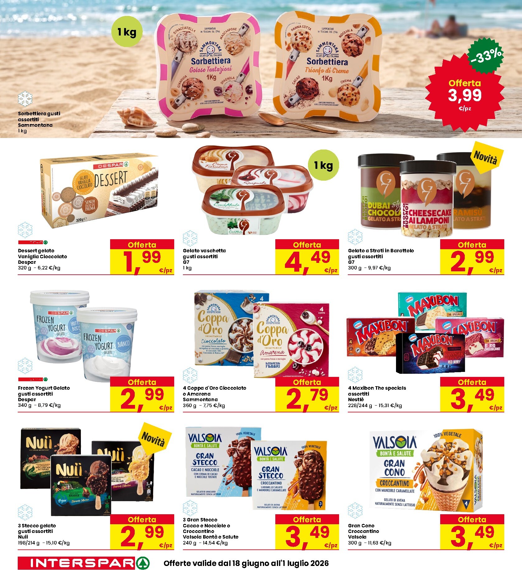 interspar - Volantino attuale di INTERSPAR valido dal giovedì 18/06/2026 al mercoledì 01/07/2026 - page: 18
