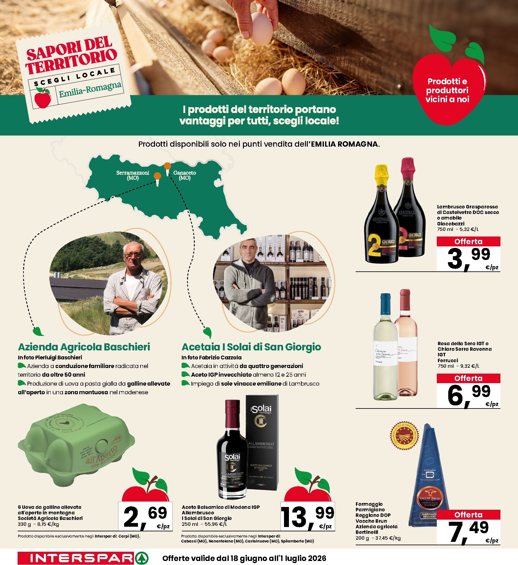 interspar - Volantino attuale di INTERSPAR valido dal giovedì 18/06/2026 al mercoledì 01/07/2026 - page: 8