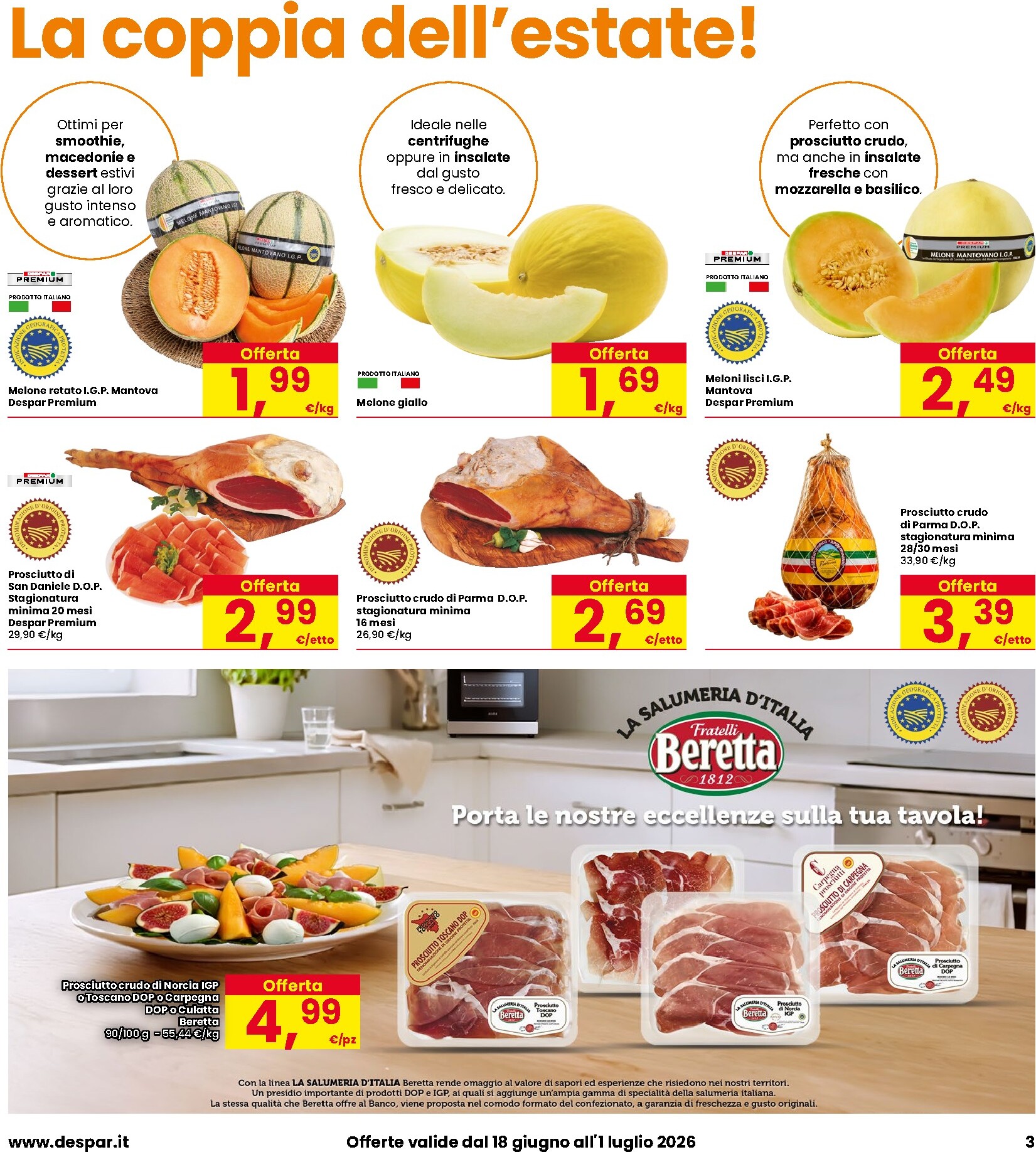 interspar - Volantino attuale di INTERSPAR valido dal giovedì 18/06/2026 al mercoledì 01/07/2026 - page: 3