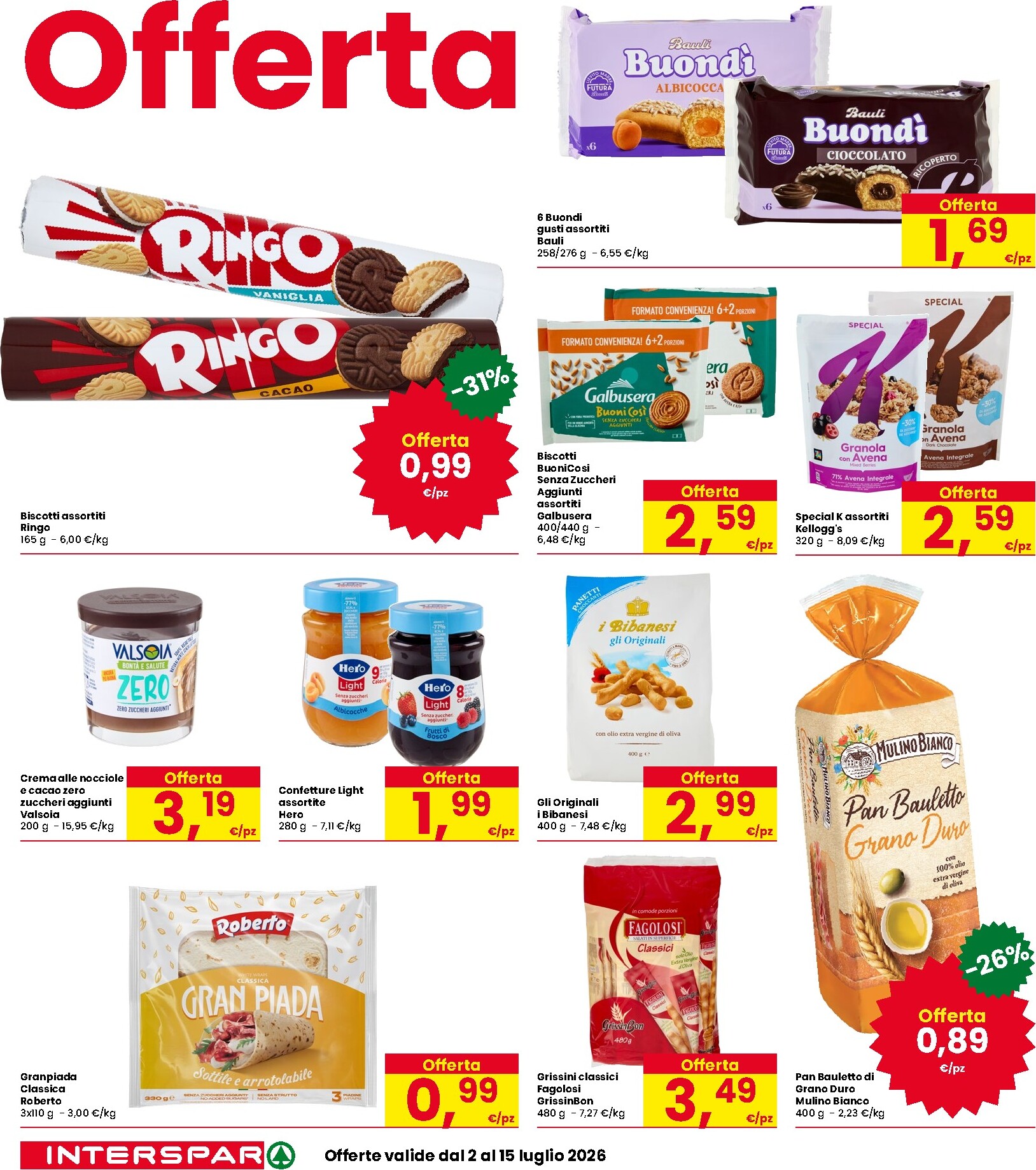 interspar - Volantino attuale di INTERSPAR valido dal giovedì 02/07/2026 al mercoledì 15/07/2026 - page: 18