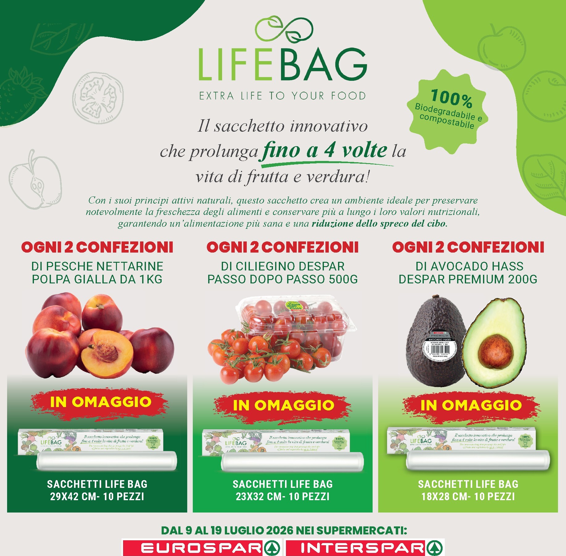interspar - Volantino attuale di INTERSPAR - LifeBag valido dal giovedì 09/07/2026 al domenica 19/07/2026