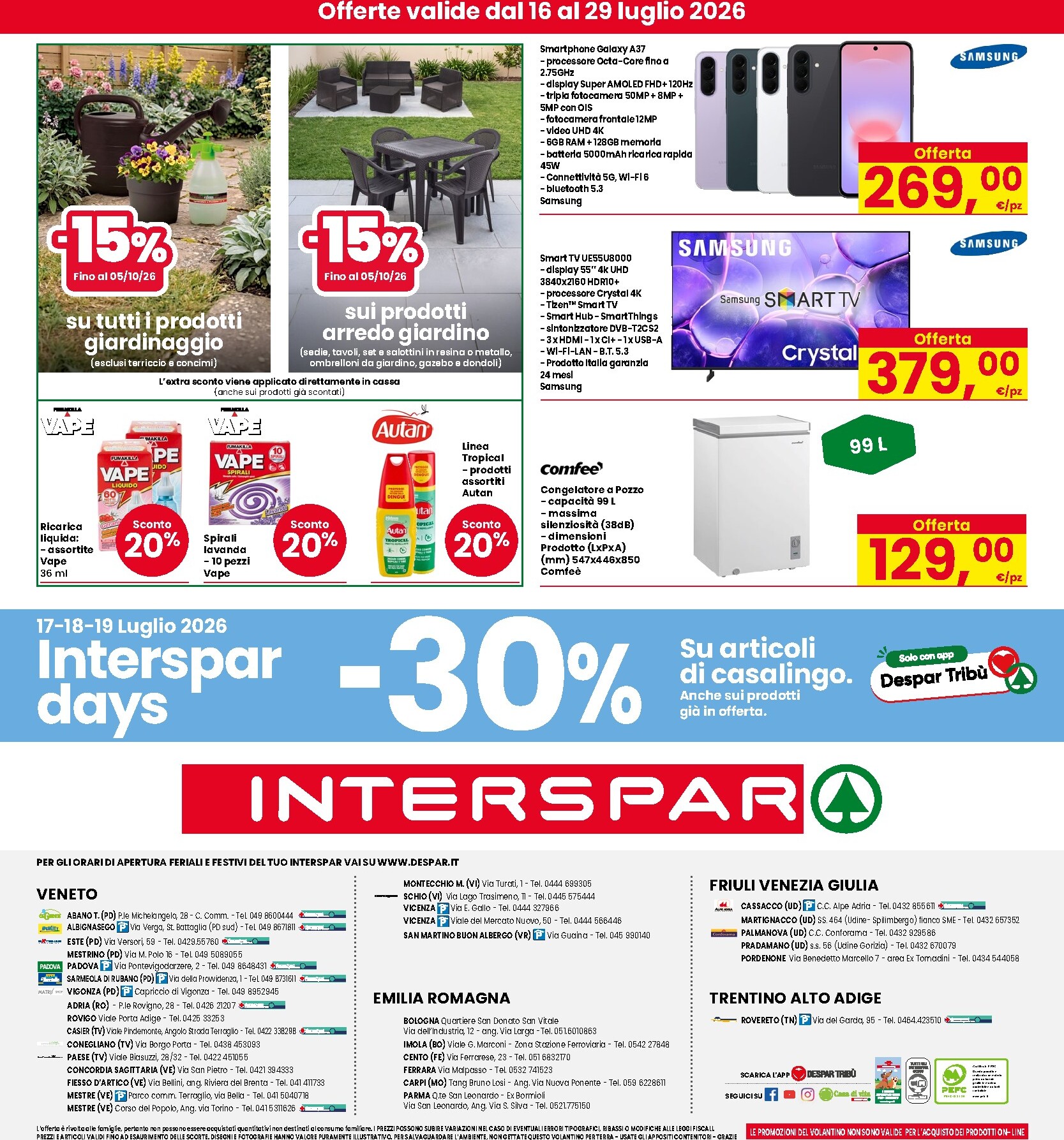 interspar - Volantino attuale di INTERSPAR valido dal giovedì 16/07/2026 al mercoledì 29/07/2026 - page: 32