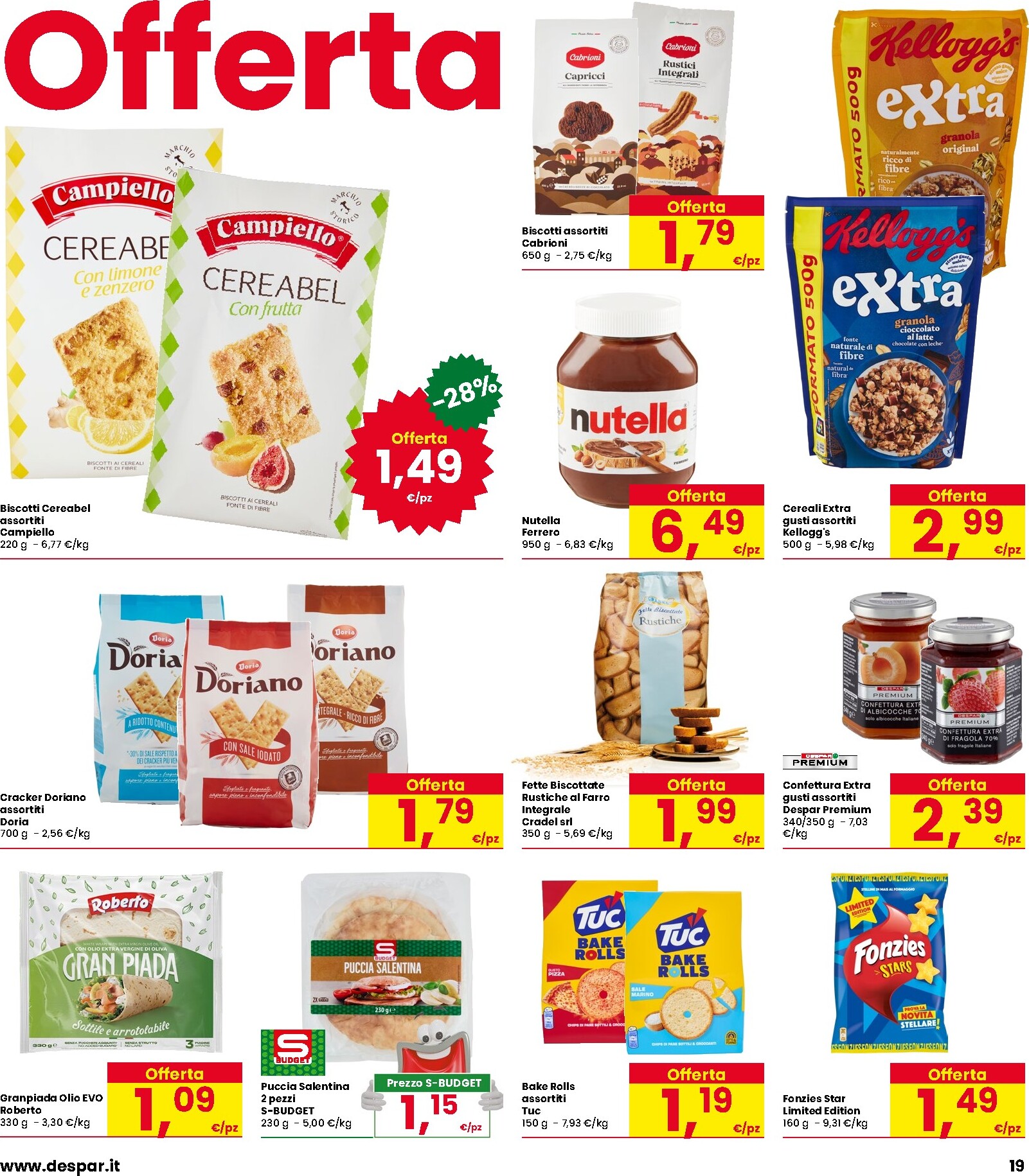 interspar - Volantino attuale di INTERSPAR valido dal giovedì 16/07/2026 al mercoledì 29/07/2026 - page: 19