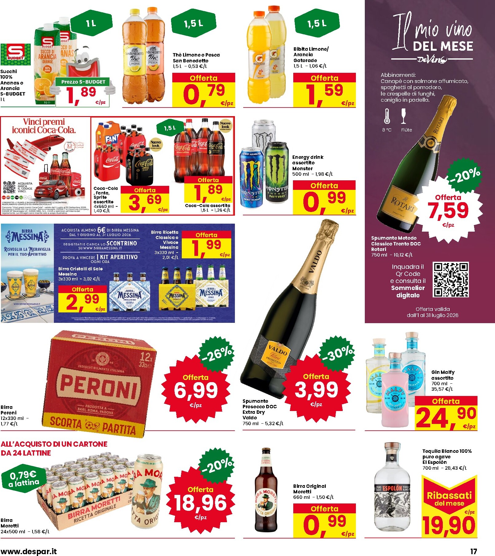 interspar - Volantino attuale di INTERSPAR valido dal giovedì 16/07/2026 al mercoledì 29/07/2026 - page: 17