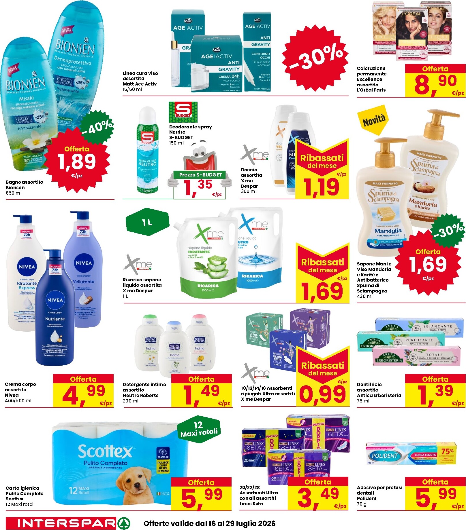 interspar - Volantino attuale di INTERSPAR valido dal giovedì 16/07/2026 al mercoledì 29/07/2026 - page: 26