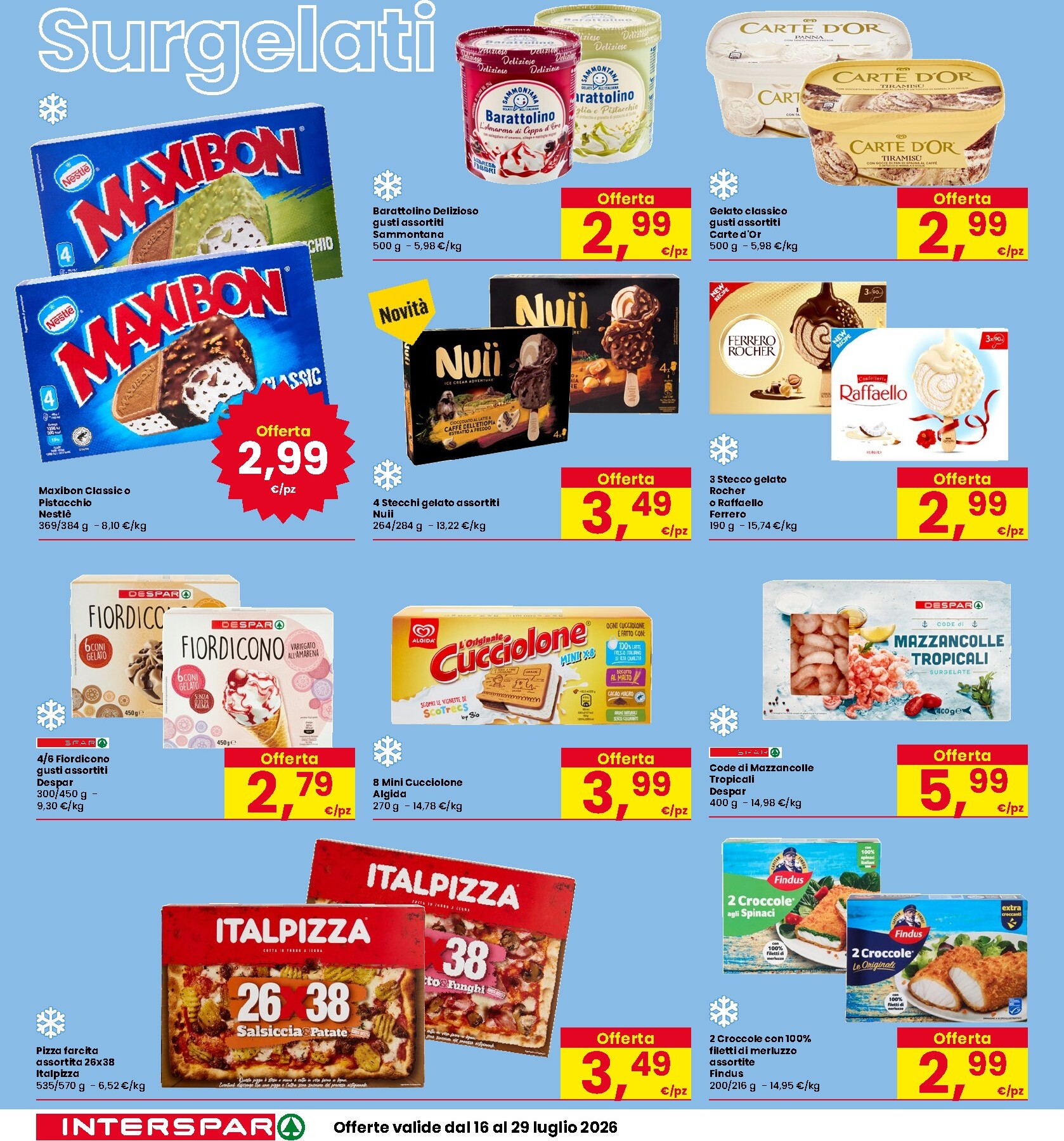 interspar - Volantino attuale di INTERSPAR valido dal giovedì 16/07/2026 al mercoledì 29/07/2026 - page: 12