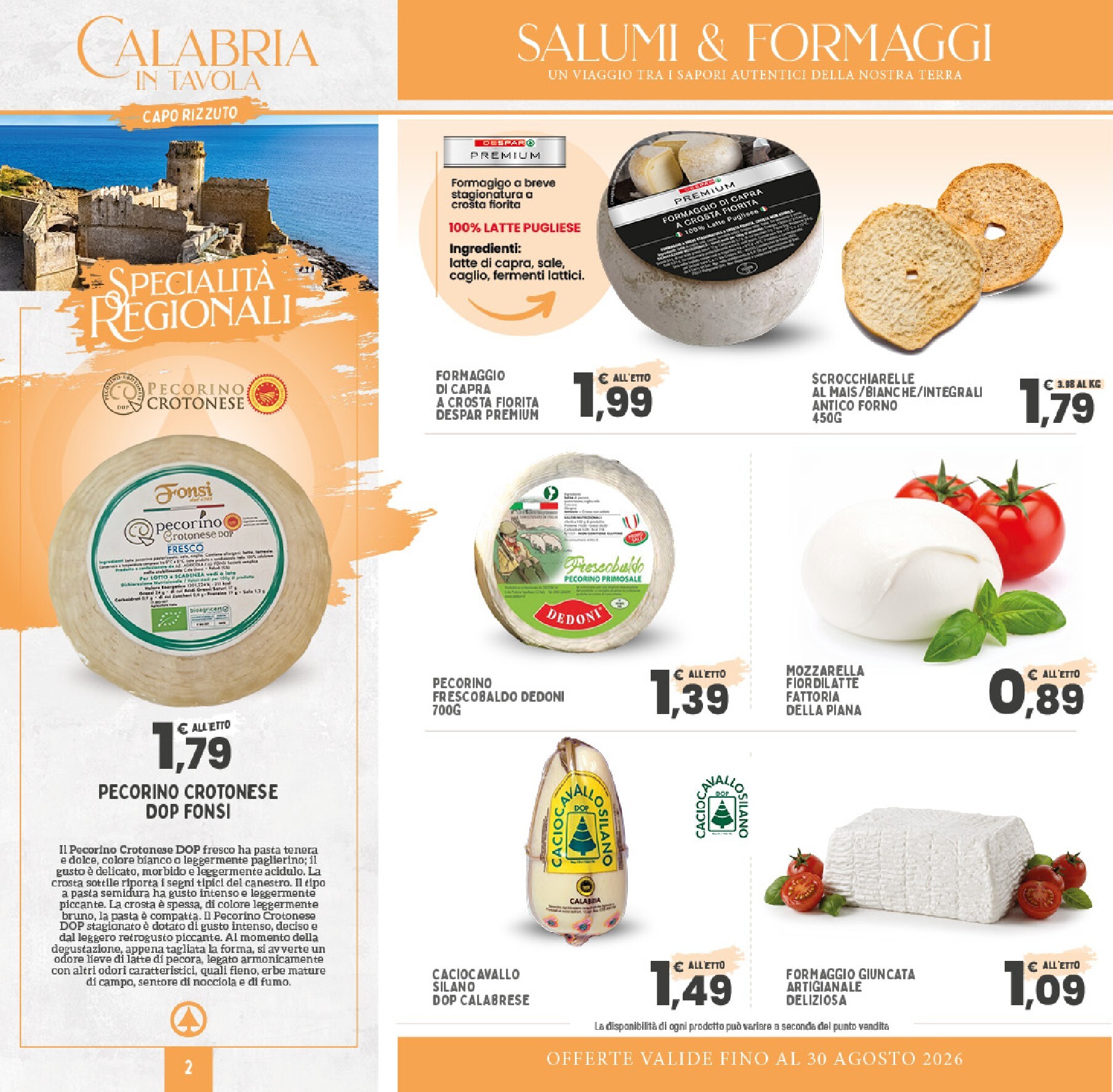 interspar - Volantino attuale di INTERSPAR - Specialità regionali valido dal lunedì 20/07/2026 al domenica 30/08/2026 - page: 2
