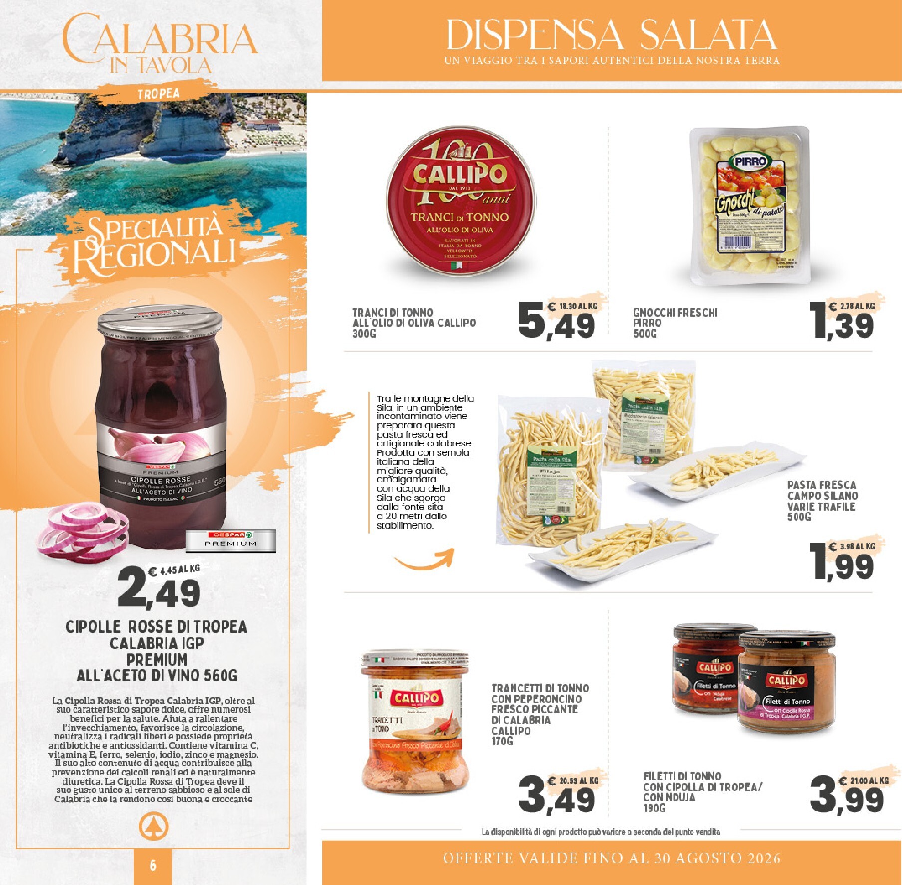 interspar - Volantino attuale di INTERSPAR - Specialità regionali valido dal lunedì 20/07/2026 al domenica 30/08/2026 - page: 6