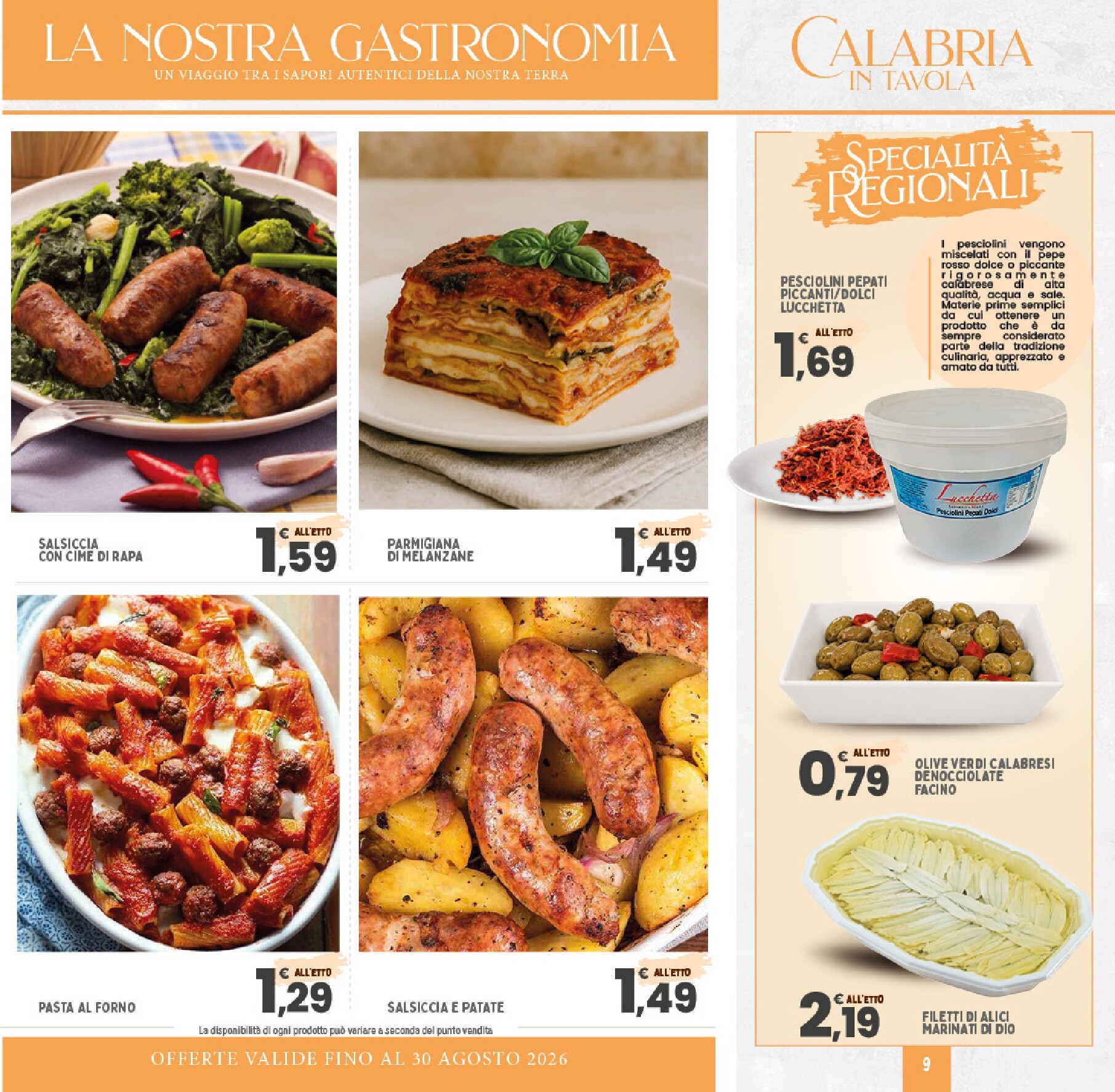 interspar - Volantino attuale di INTERSPAR - Specialità regionali valido dal lunedì 20/07/2026 al domenica 30/08/2026 - page: 9