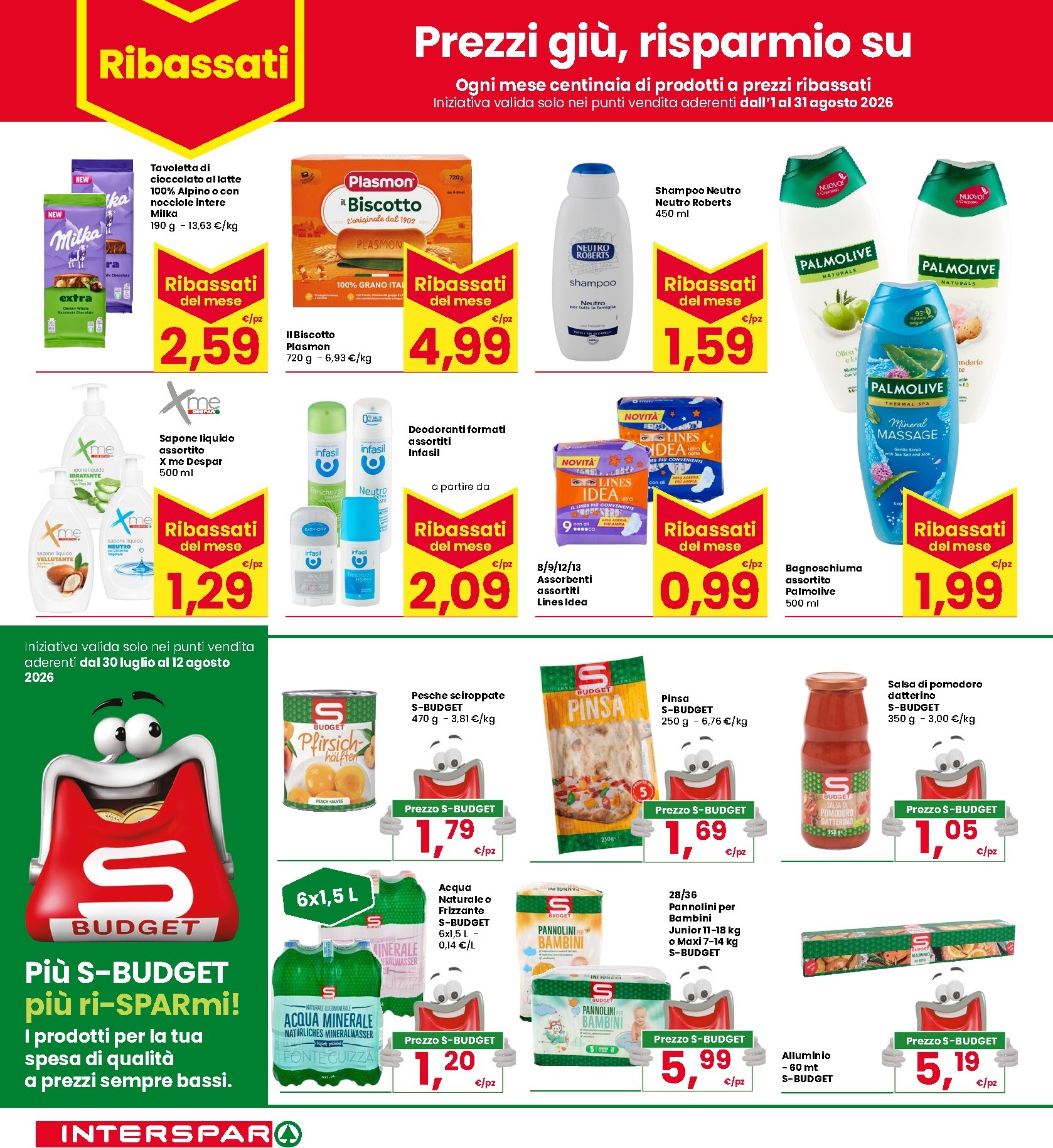 interspar - Volantino attuale di INTERSPAR valido dal giovedì 30/07/2026 al mercoledì 12/08/2026 - page: 28