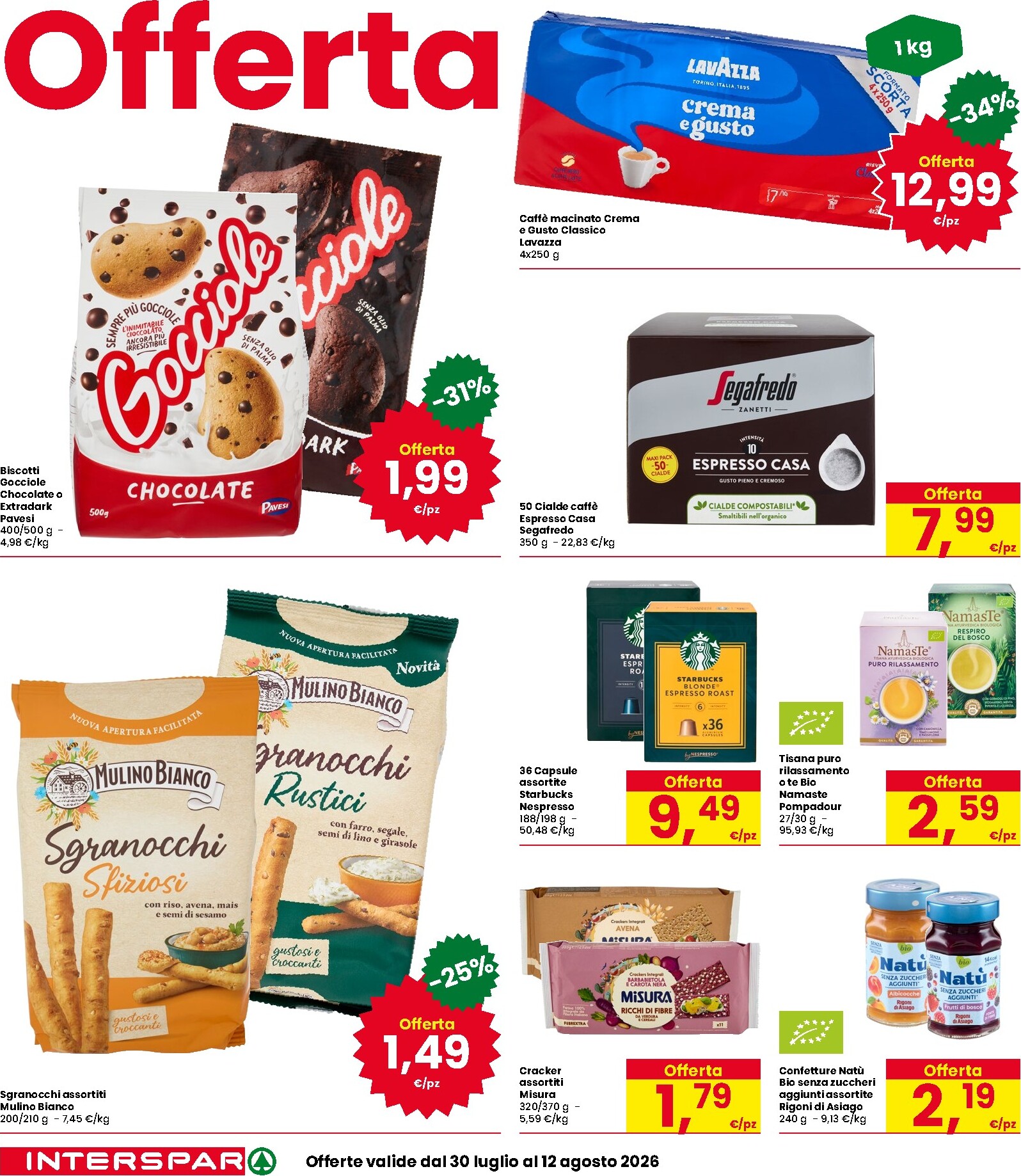 interspar - Volantino attuale di INTERSPAR valido dal giovedì 30/07/2026 al mercoledì 12/08/2026 - page: 20
