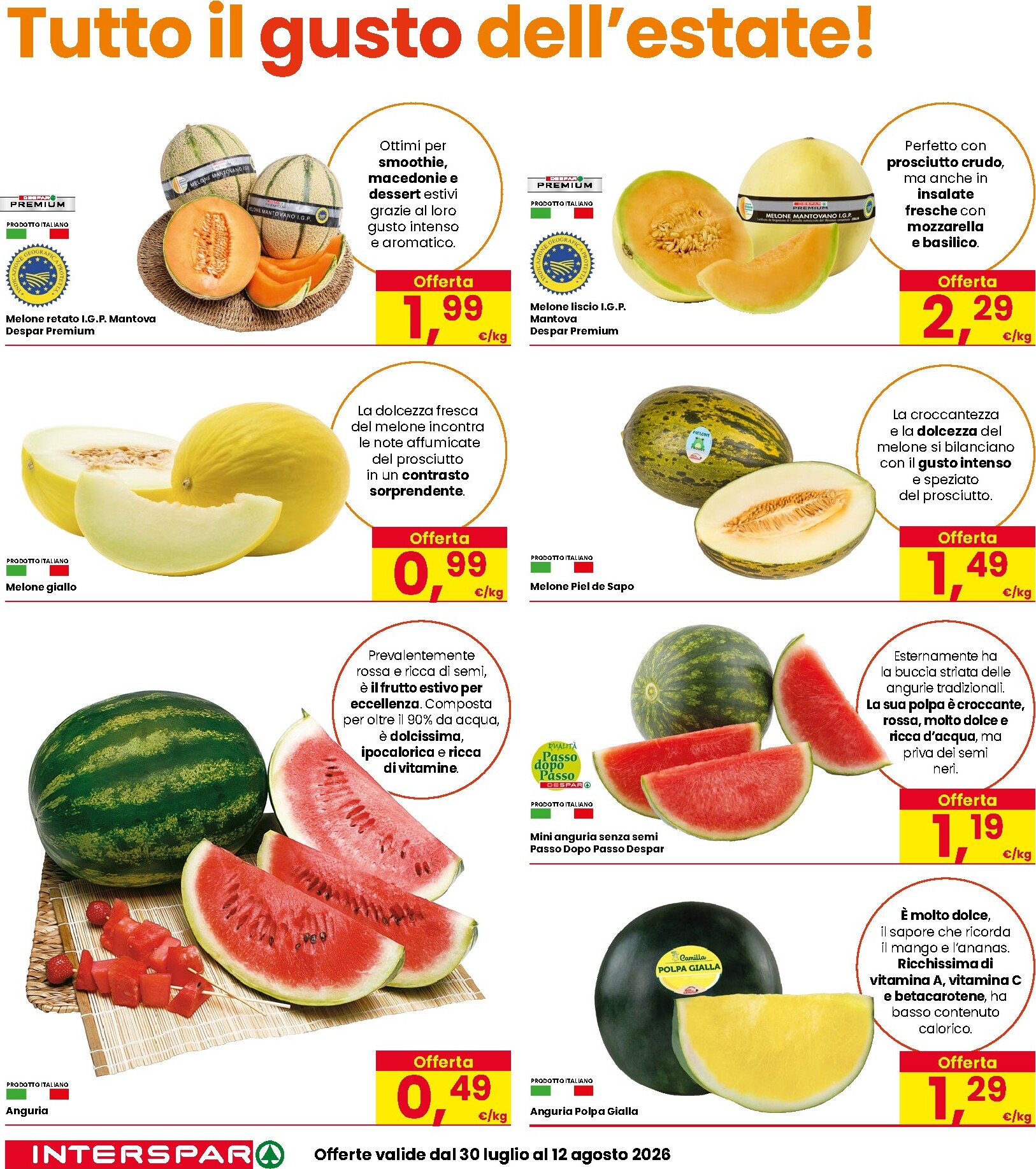 interspar - Volantino attuale di INTERSPAR valido dal giovedì 30/07/2026 al mercoledì 12/08/2026 - page: 2