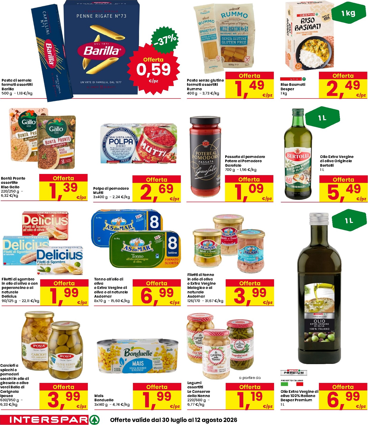 interspar - Volantino attuale di INTERSPAR valido dal giovedì 30/07/2026 al mercoledì 12/08/2026 - page: 22