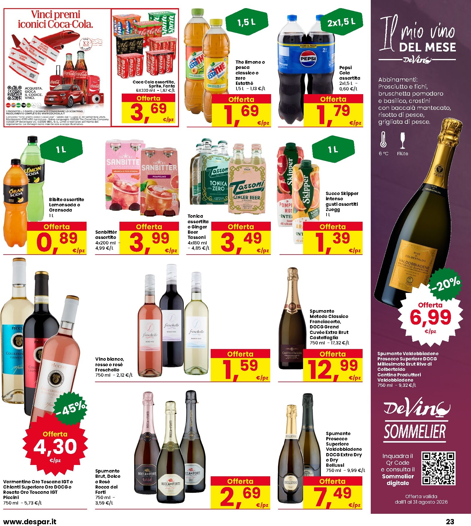 interspar - Volantino attuale di INTERSPAR valido dal giovedì 30/07/2026 al mercoledì 12/08/2026 - page: 23