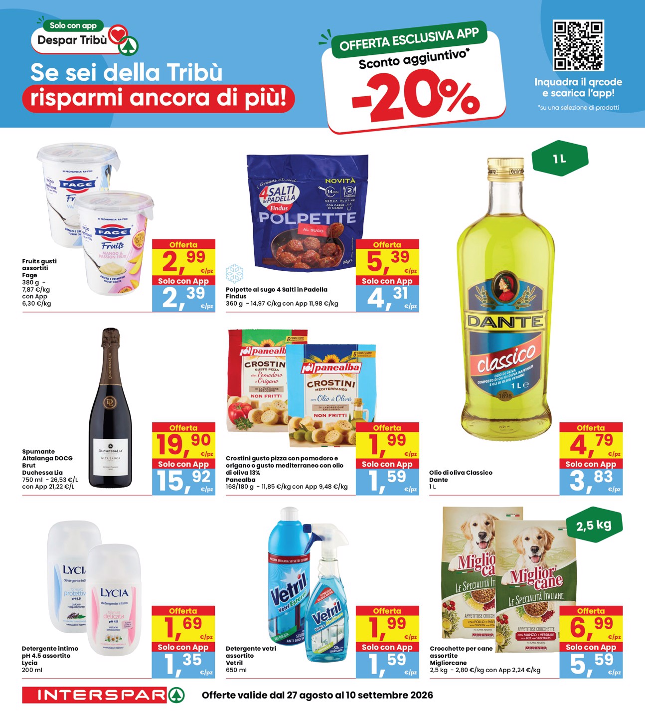 interspar - Volantino attuale di INTERSPAR valido dal giovedì 27/08/2026 al giovedì 10/09/2026 - page: 22