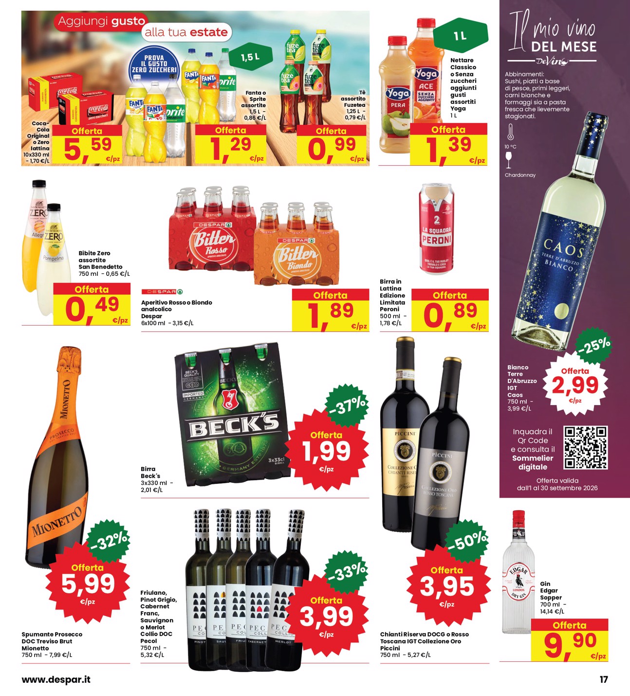 interspar - Volantino attuale di INTERSPAR valido dal giovedì 27/08/2026 al giovedì 10/09/2026 - page: 17