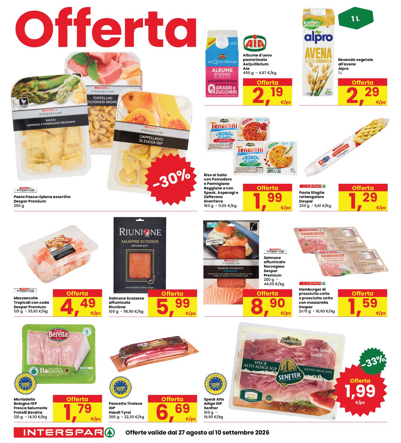interspar - Volantino attuale di INTERSPAR valido dal giovedì 27/08/2026 al giovedì 10/09/2026 - page: 14