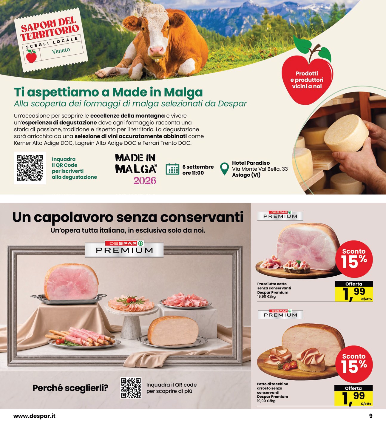 interspar - Volantino attuale di INTERSPAR valido dal giovedì 27/08/2026 al giovedì 10/09/2026 - page: 9