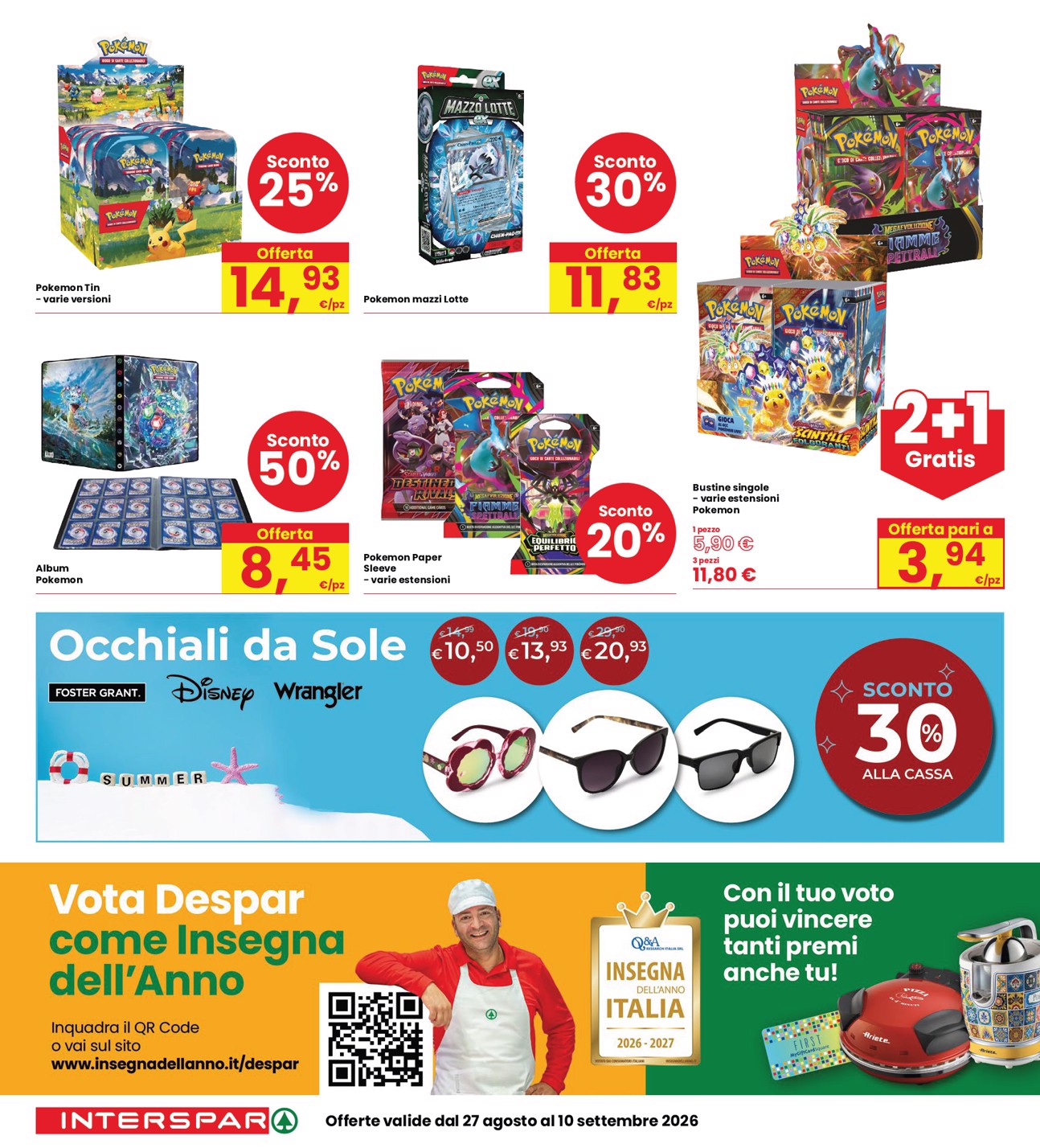 interspar - Volantino attuale di INTERSPAR valido dal giovedì 27/08/2026 al giovedì 10/09/2026 - page: 30