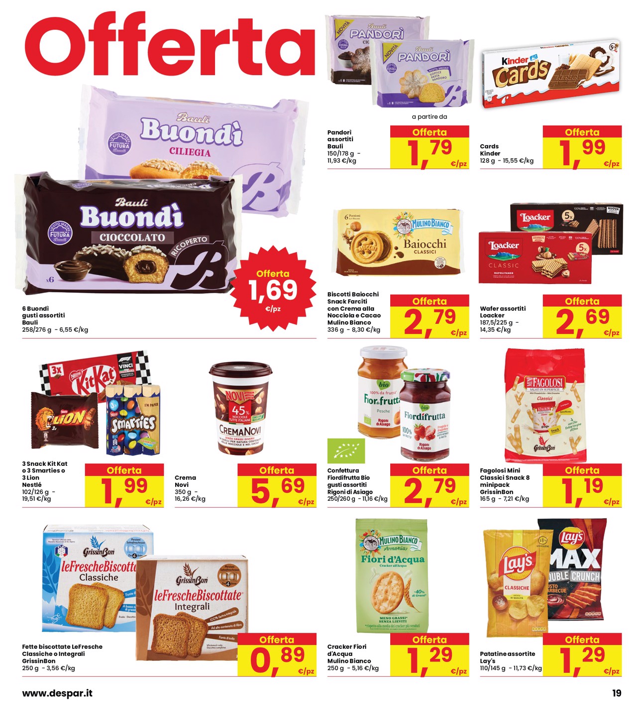 interspar - Volantino attuale di INTERSPAR valido dal giovedì 27/08/2026 al giovedì 10/09/2026 - page: 19