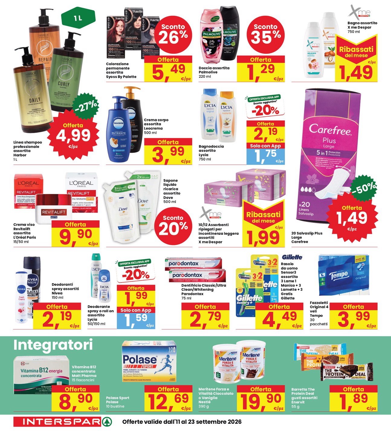 interspar - Volantino attuale di INTERSPAR valido dal venerdì 11/09/2026 al domenica 20/09/2026 - page: 28