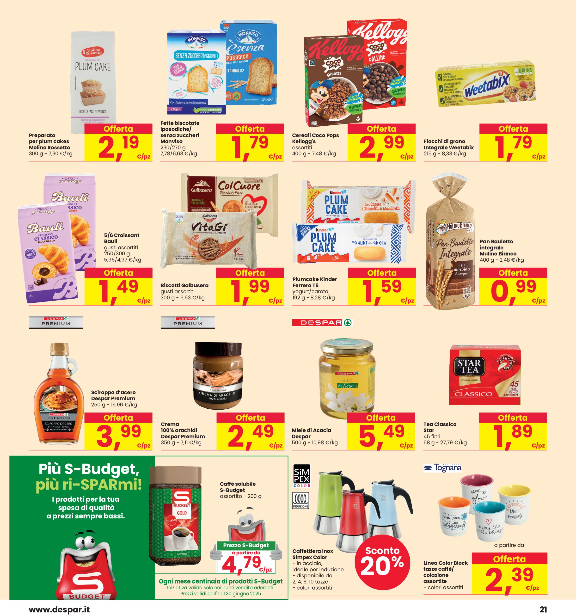 interspar - Volantino INTERSPAR valido dal 05/06 al 14/06 - page: 21
