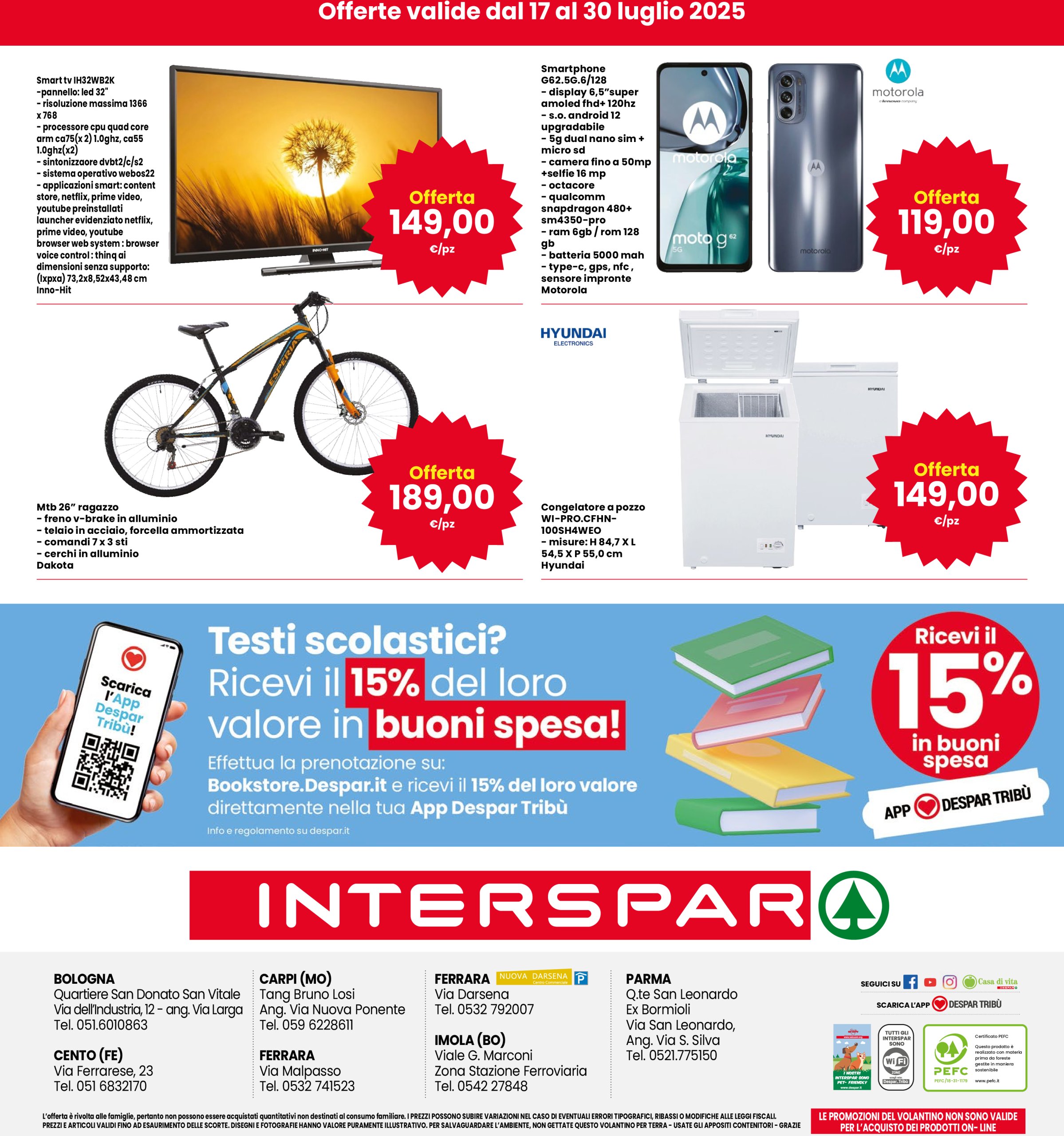 interspar - Volantino INTERSPAR valido dal 17/07 al 30/07 - page: 32 interspar - Volantino INTERSPAR valido dal 17/07 al 30/07 - page: 32