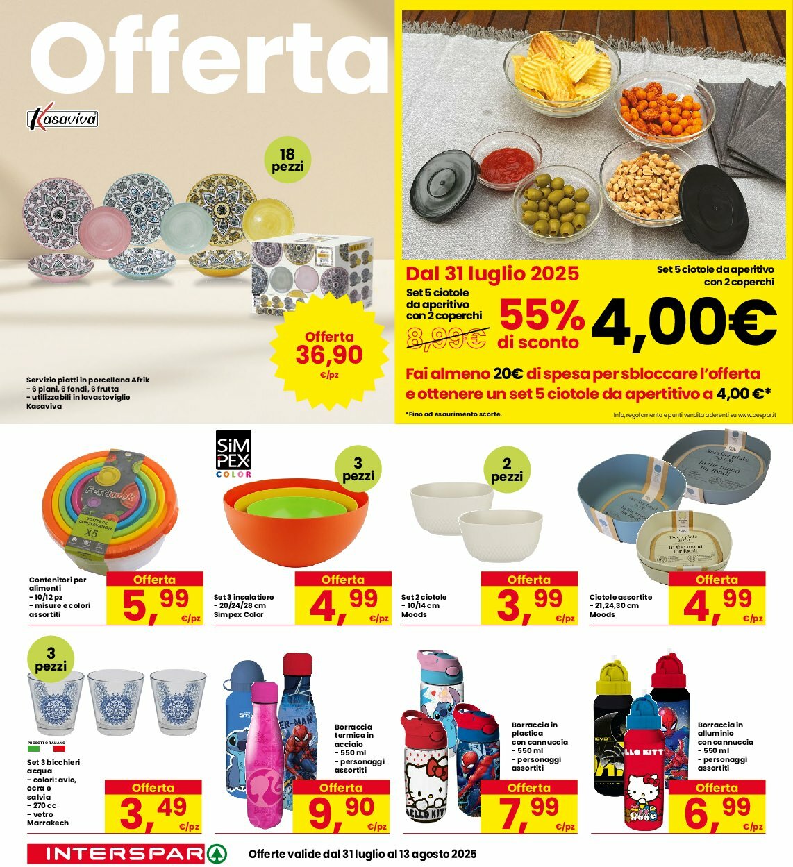 interspar - Volantino INTERSPAR valido dal 31/07 al 13/08 - page: 30