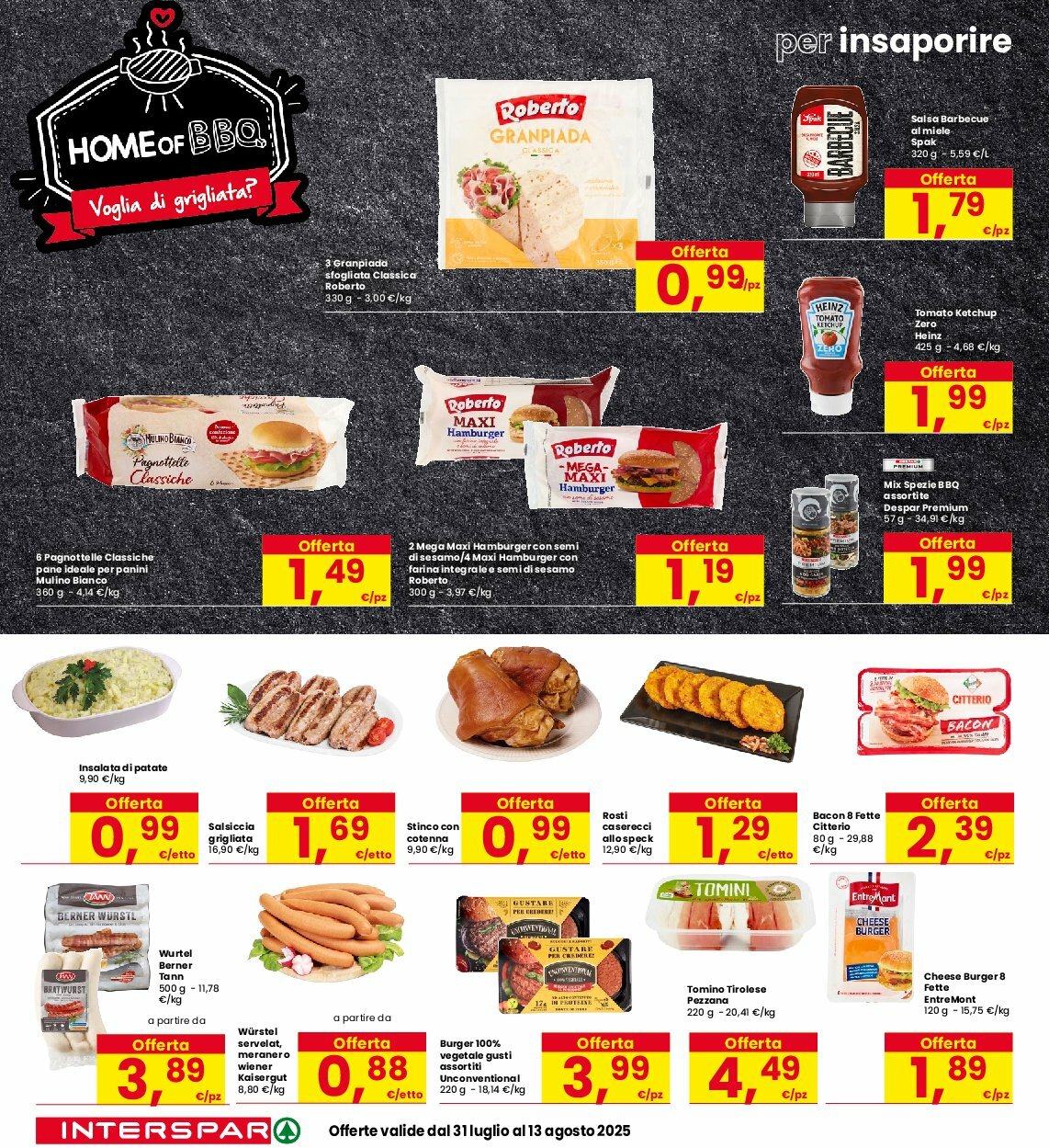 interspar - Volantino INTERSPAR valido dal 31/07 al 13/08 - page: 8