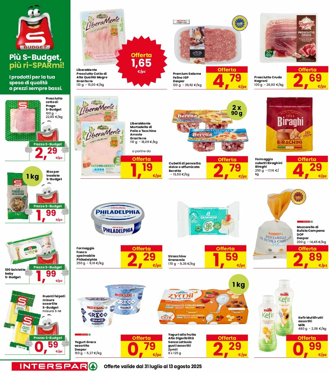 interspar - Volantino INTERSPAR valido dal 31/07 al 13/08 - page: 20