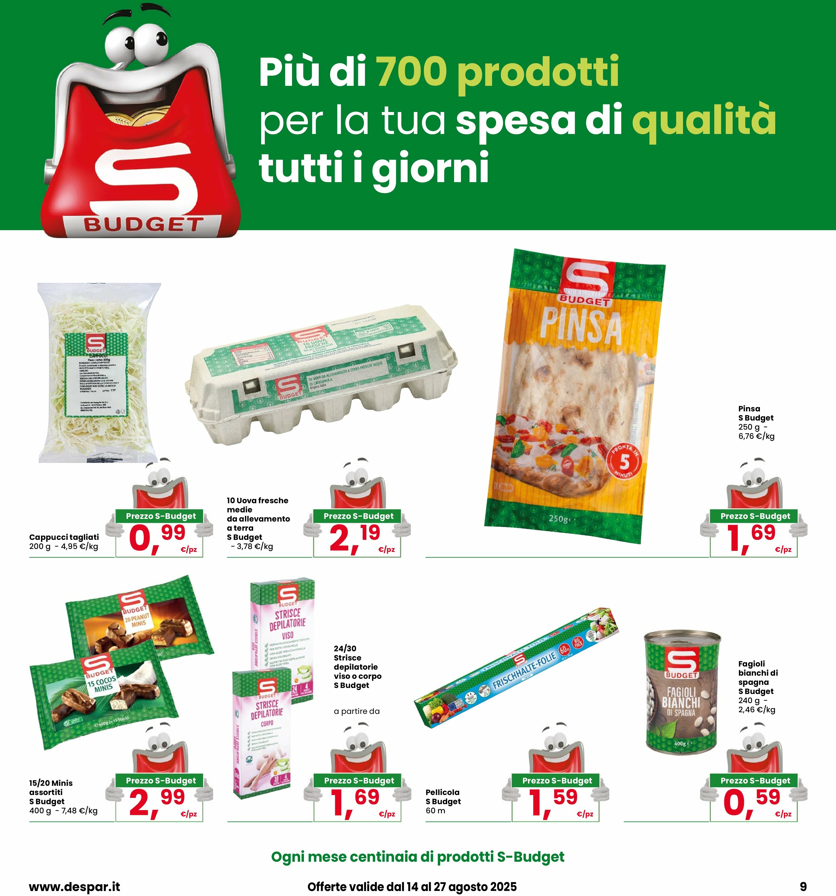 interspar - Volantino INTERSPAR valido dal 14/08 al 27/08 - page: 9