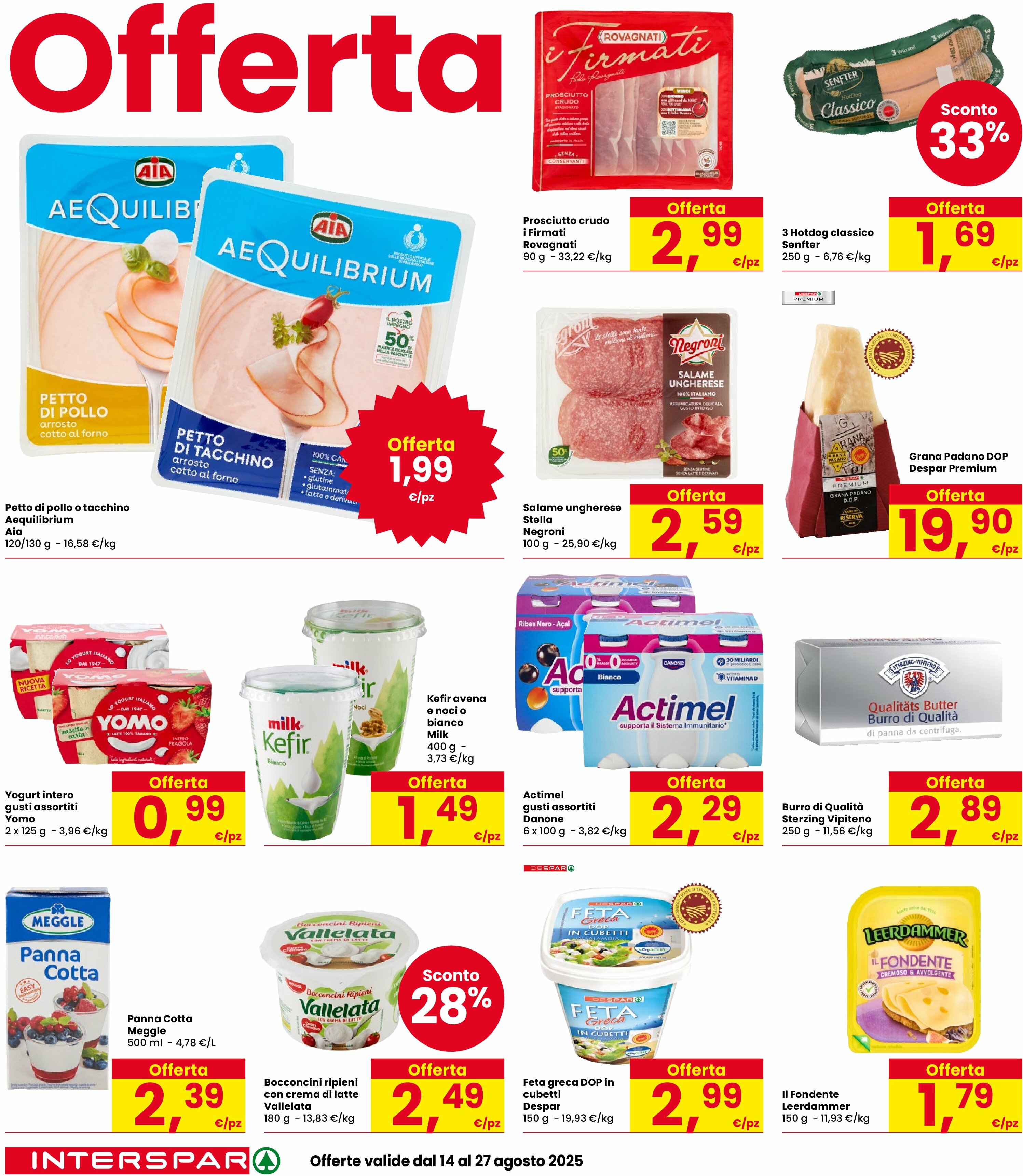 interspar - Volantino INTERSPAR valido dal 14/08 al 27/08 - page: 18