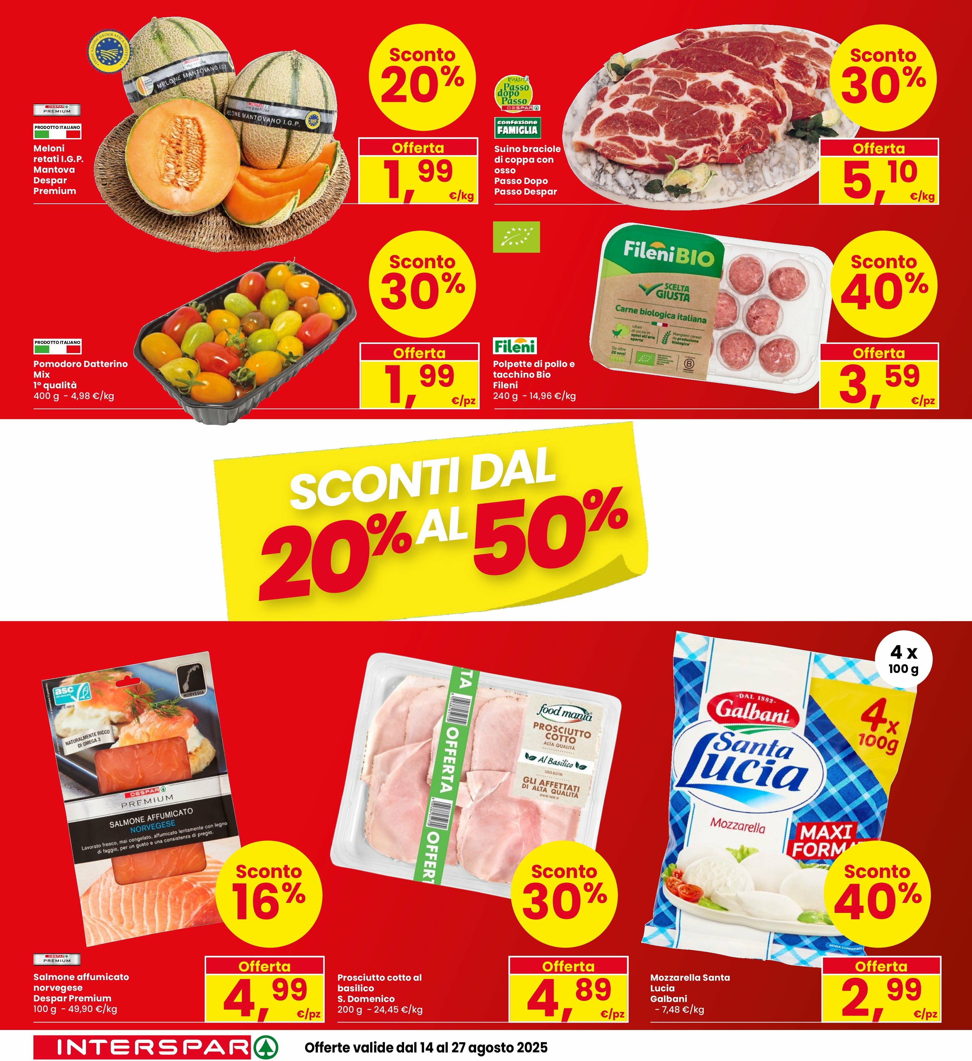 interspar - Volantino INTERSPAR valido dal 14/08 al 27/08 - page: 2