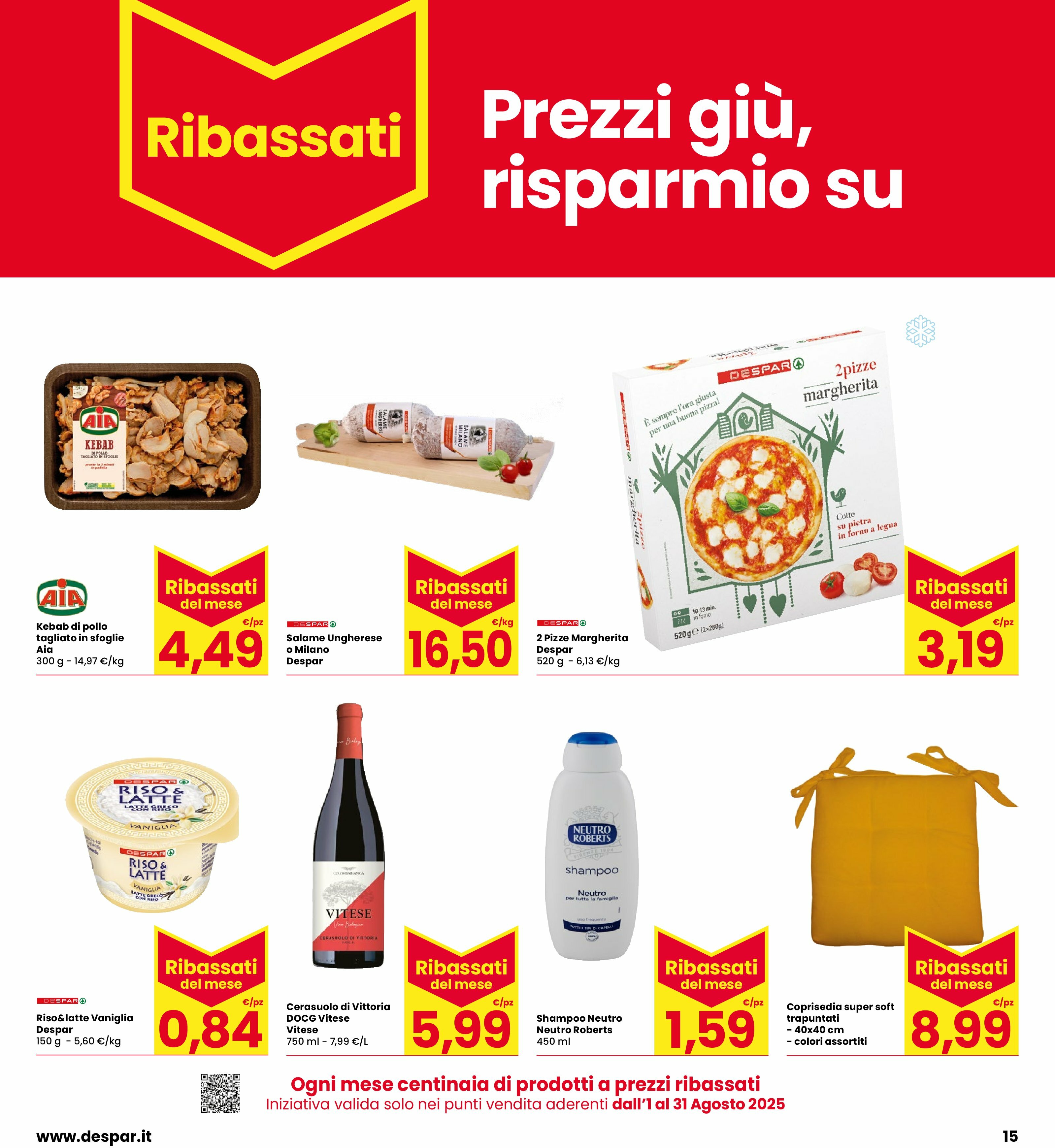 interspar - Volantino INTERSPAR valido dal 14/08 al 27/08 - page: 15
