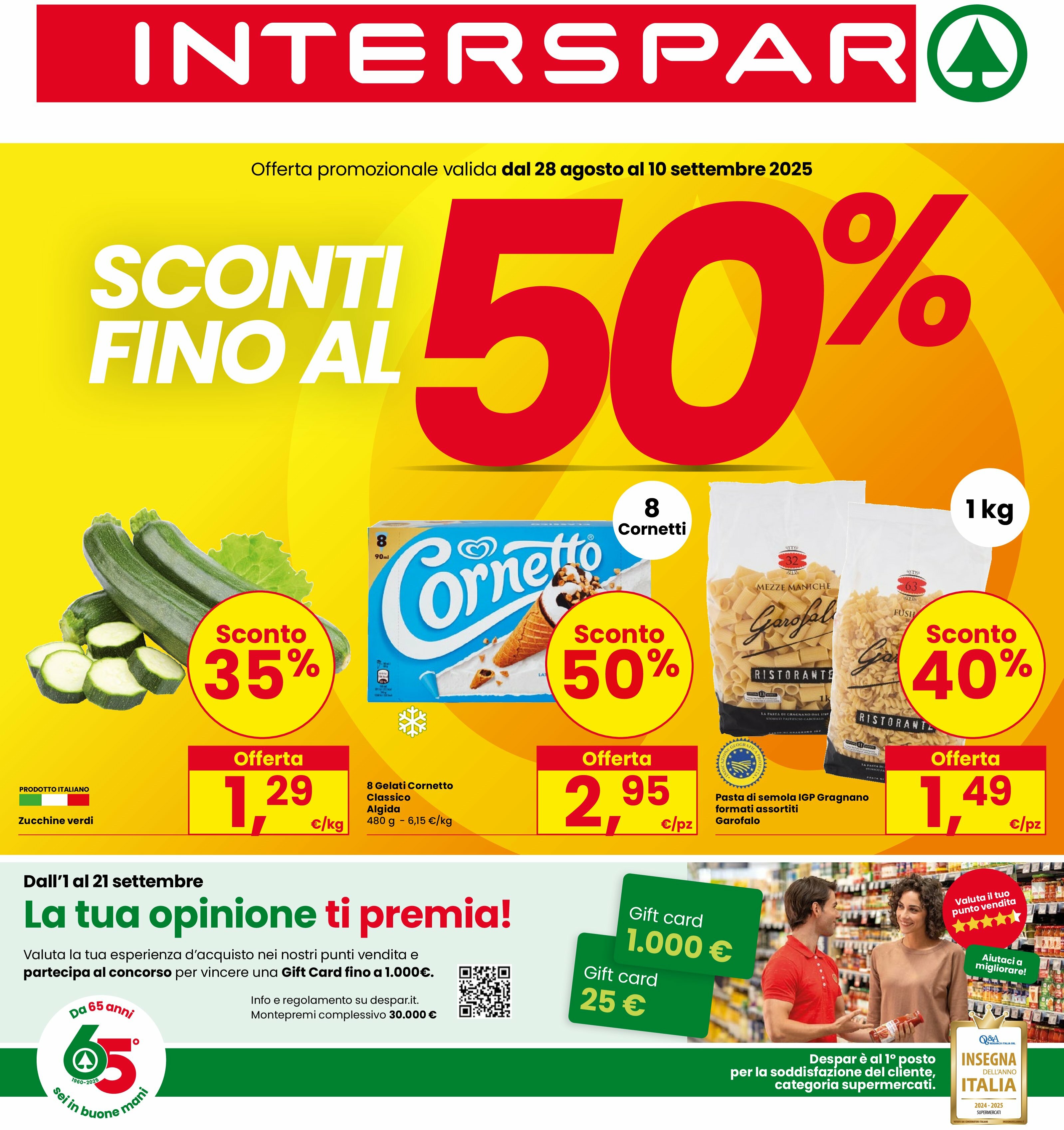 interspar - Volantino INTERSPAR valido dal 28/08 al 10/09