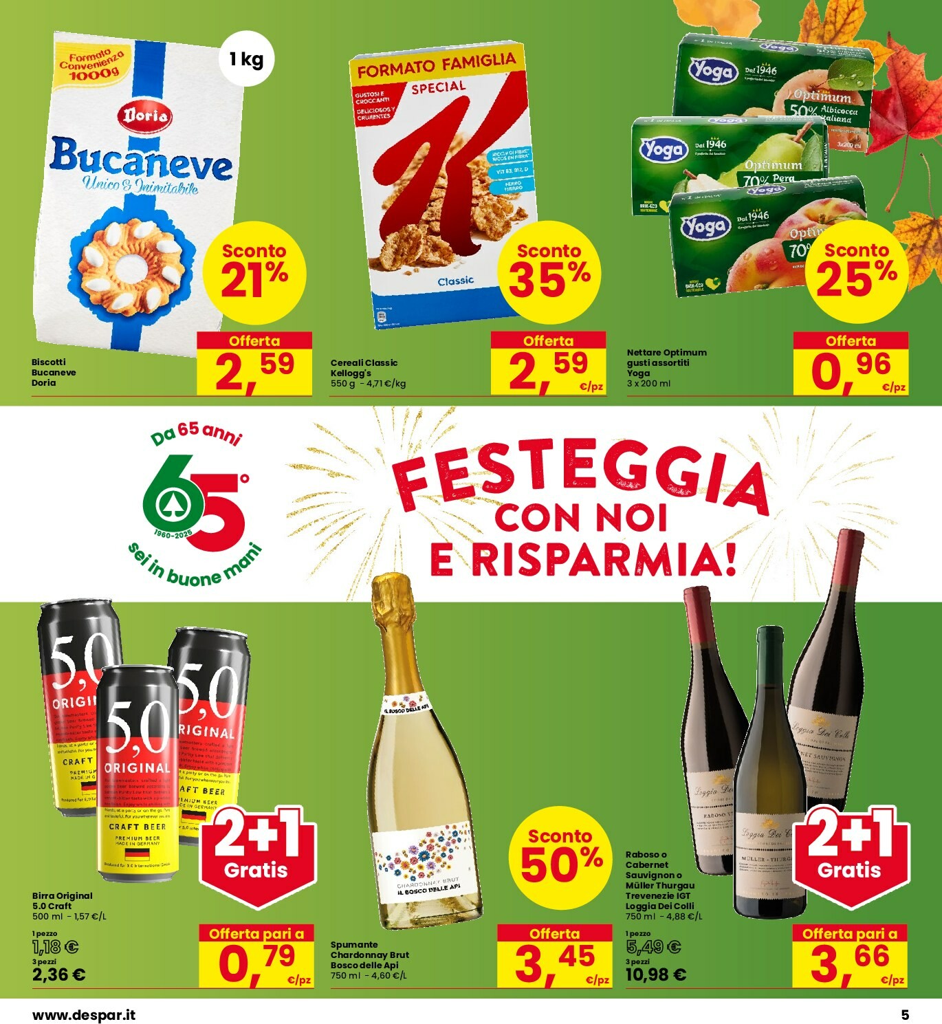 interspar - Volantino INTERSPAR valido dal 23/09 al 08/10 - page: 5